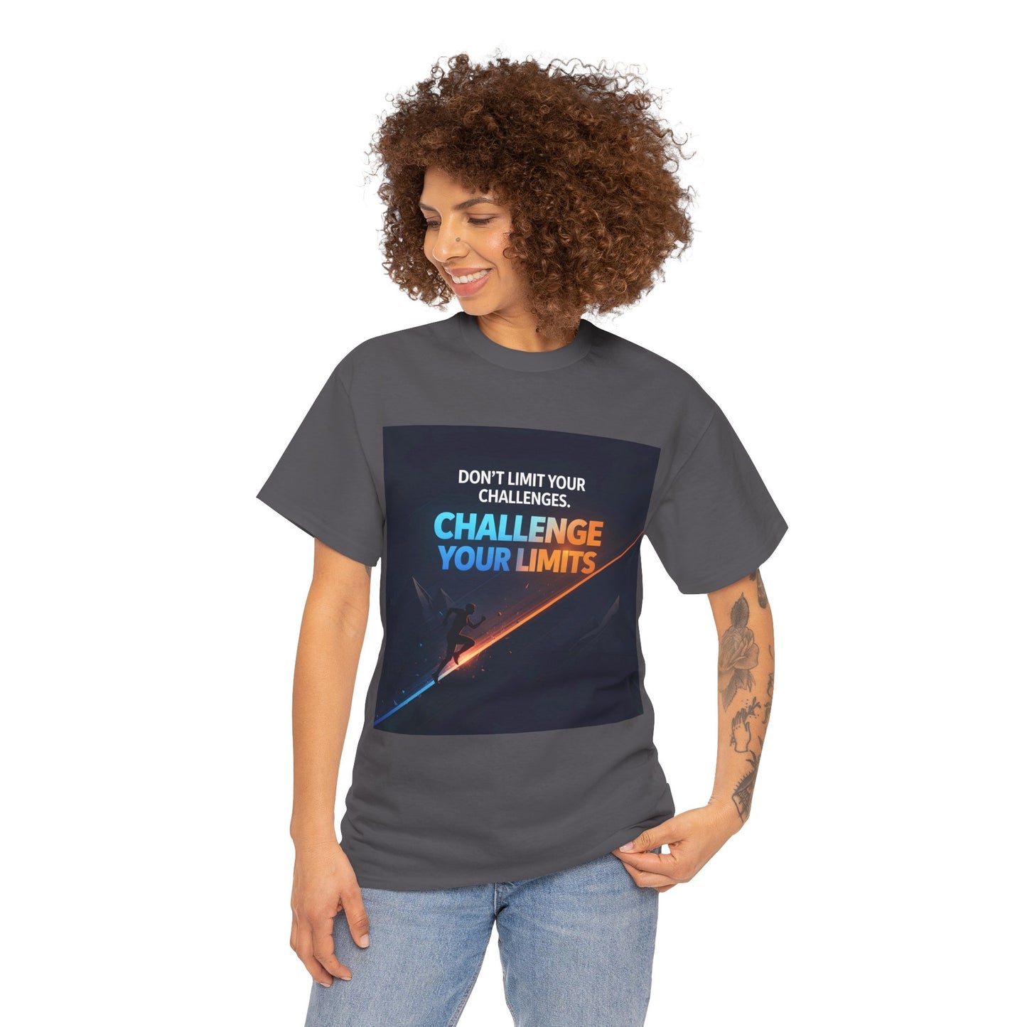 Challenge Your Limits T-Shirt — Motivational Adventure Tee