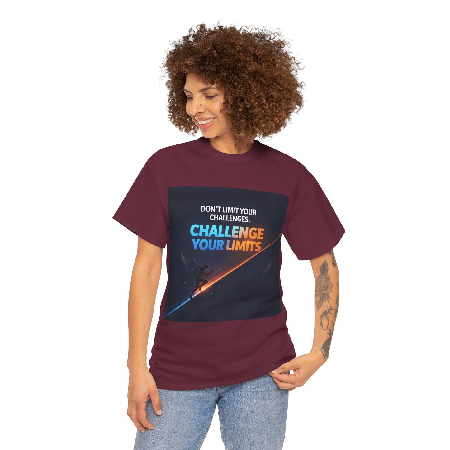 Challenge Your Limits T-Shirt — Motivational Adventure Tee
