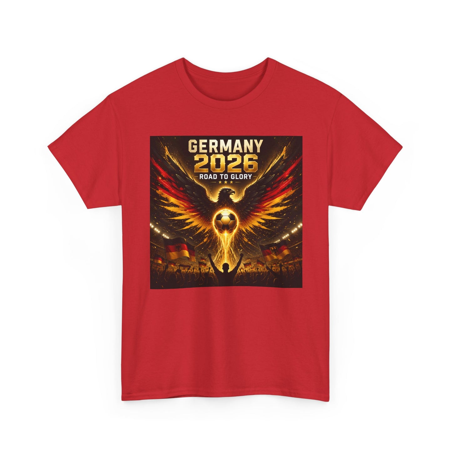 USA 2026 World Cup T-Shirt - Germany 2026 — Flaming Phoenix Football Fan Tee