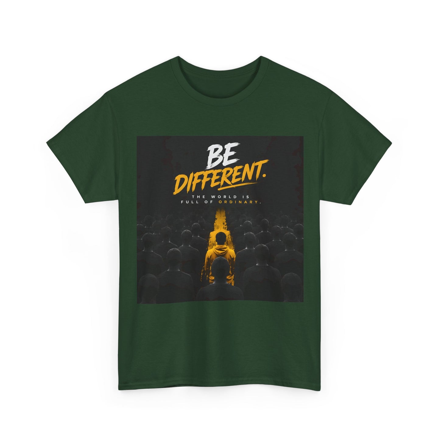 Motivational T-Shirts  "Be Different"  — Inspirational Graphic Cotton T-Shirt