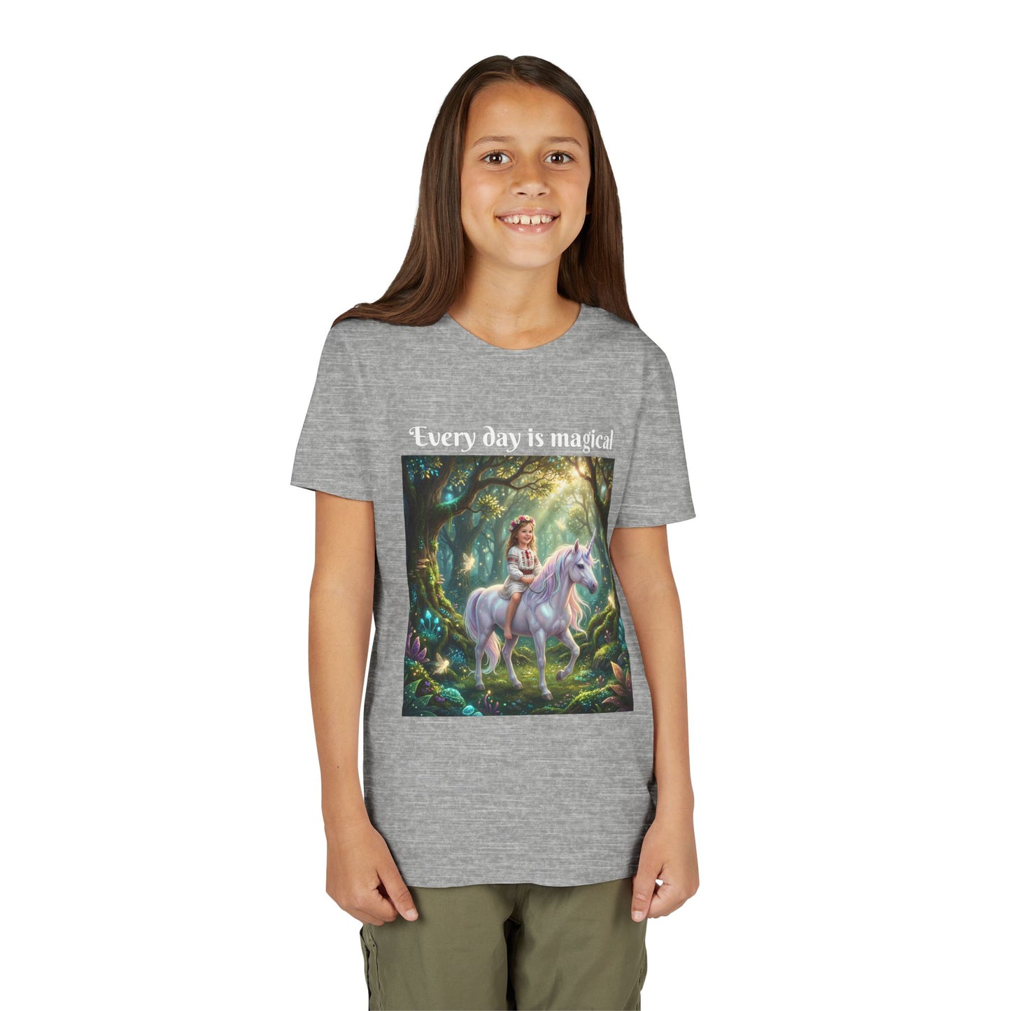 Custom T-Shirt "Princess on Unicorn" – Personalized with your Child Face