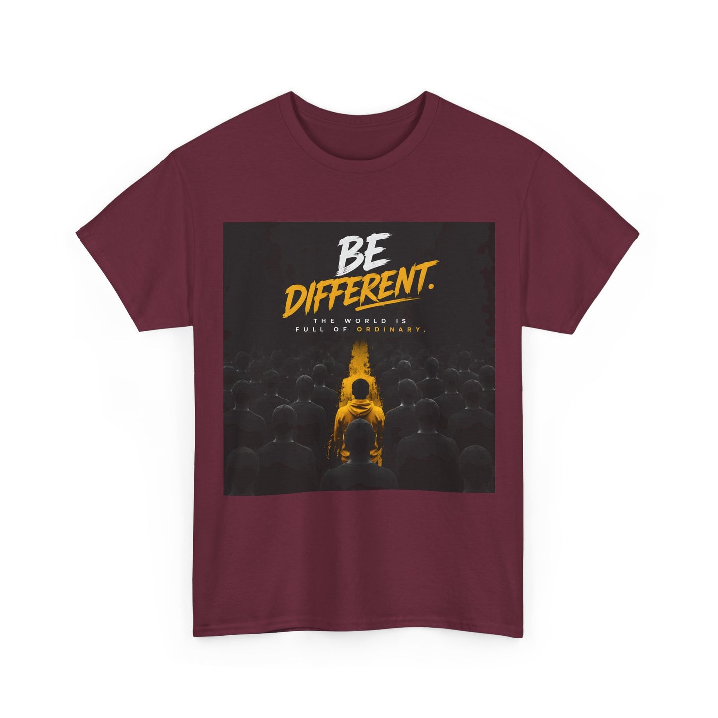 Motivational T-Shirts  "Be Different"  — Inspirational Graphic Cotton T-Shirt
