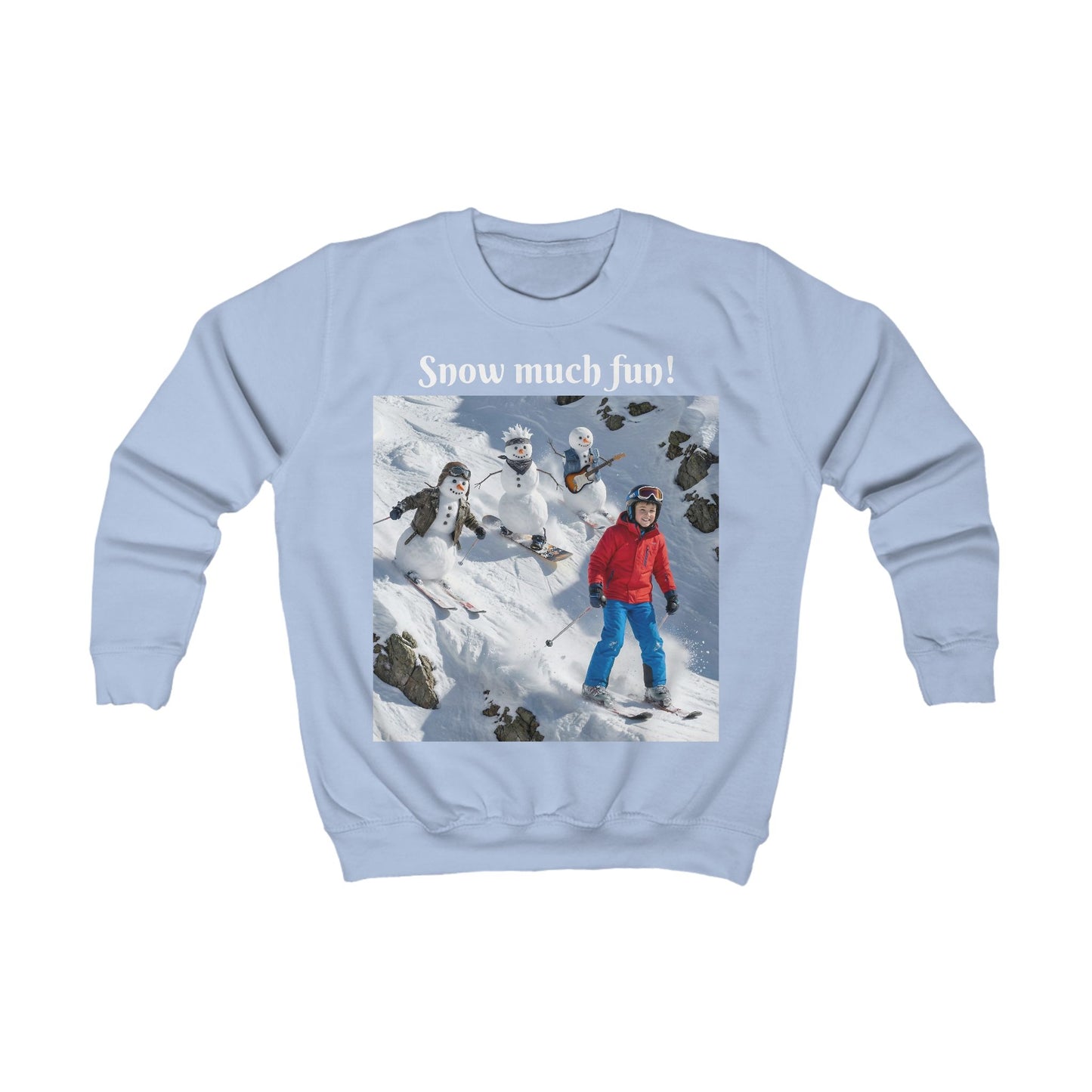Custom Winter Kids Sweatshirt – Personalized with their Face