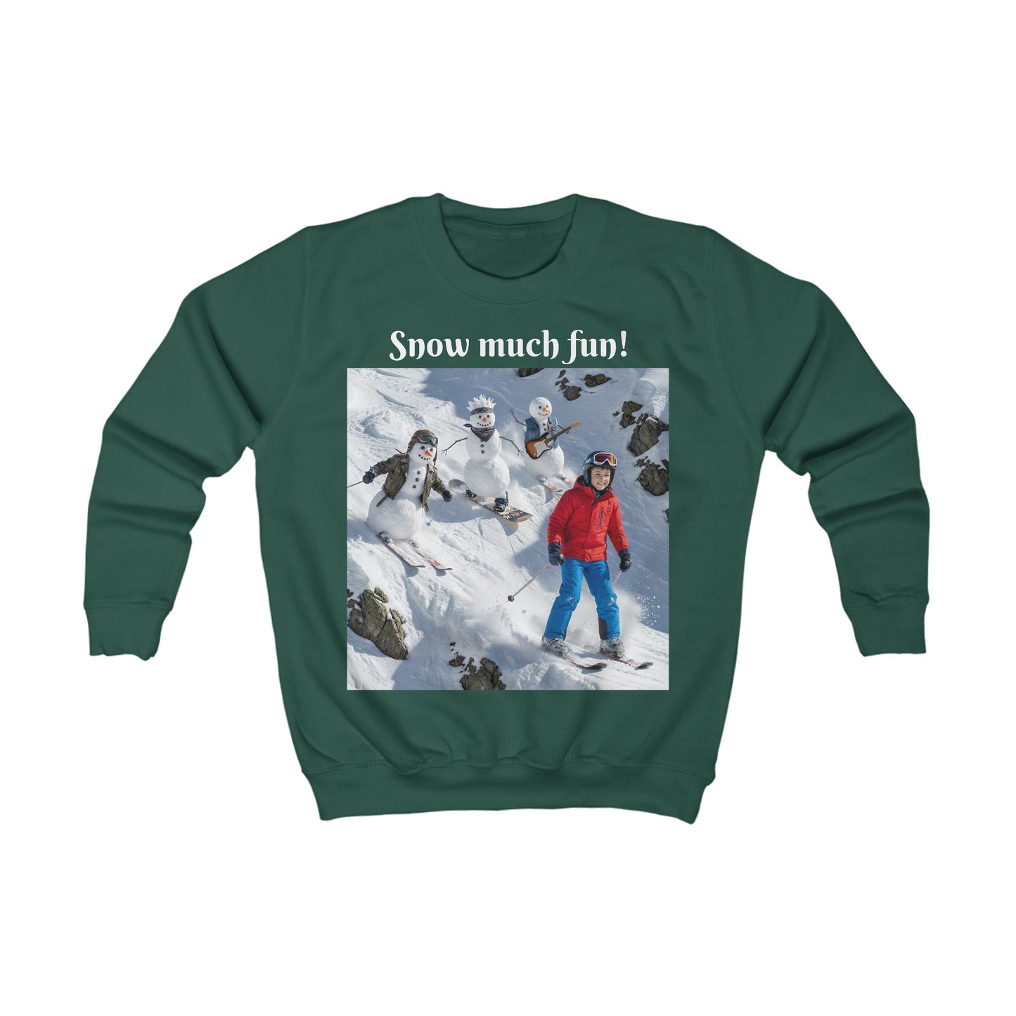 Custom Winter Kids Sweatshirt – Personalized with their Face