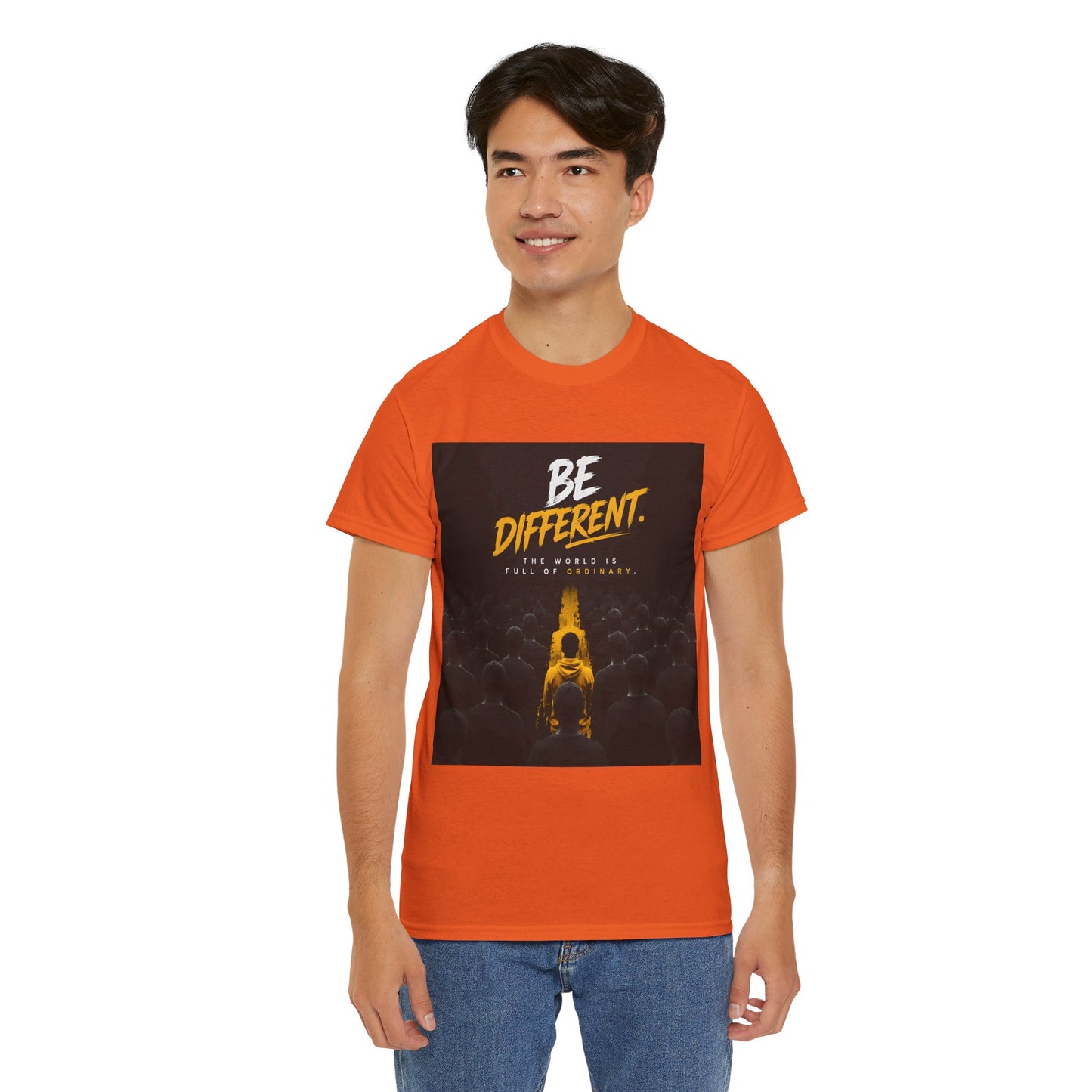Motivational T-Shirts  "Be Different"  — Inspirational Graphic Cotton T-Shirt