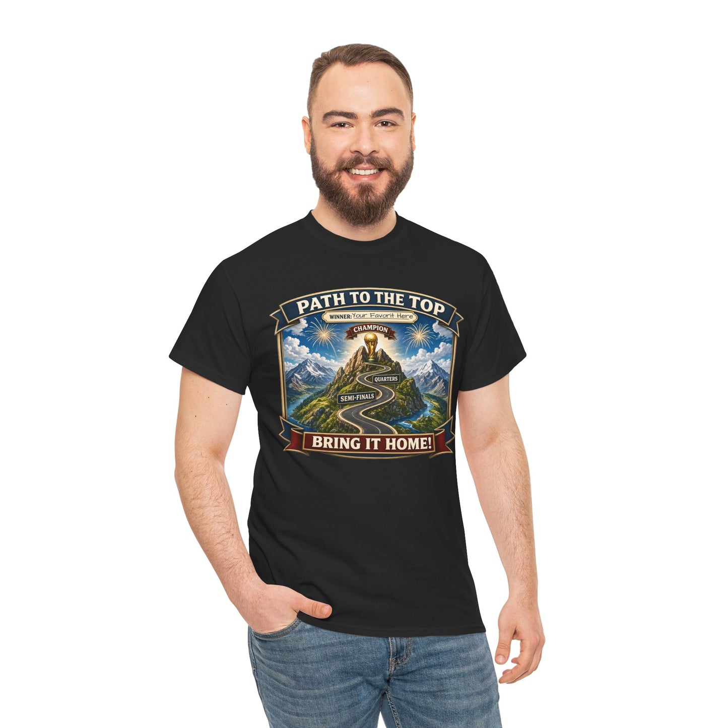 World Cup 2026 Cotton T-Shirt — “Your Favorite at the Top”