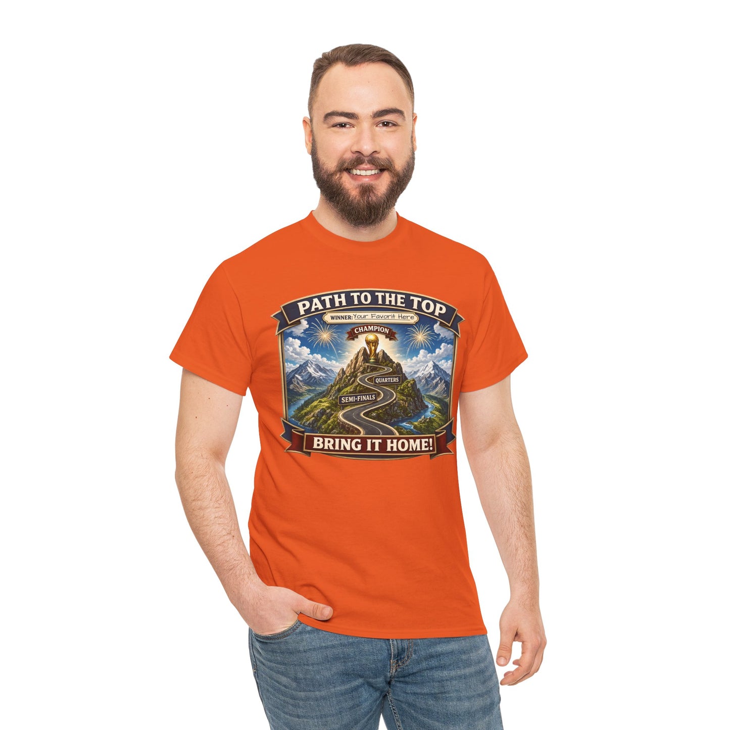 World Cup 2026 Cotton T-Shirt — “Your Favorite at the Top”