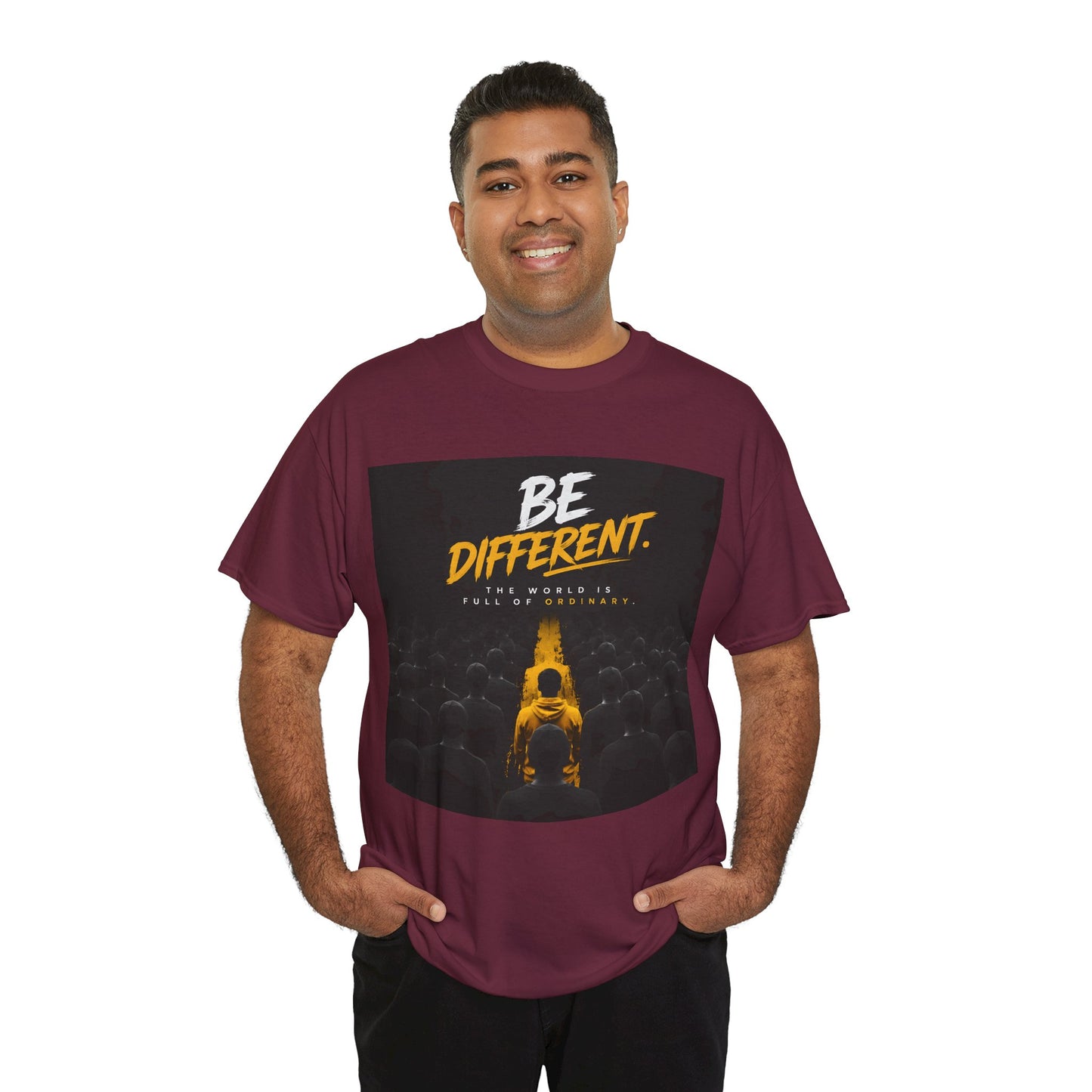 Motivational T-Shirts  "Be Different"  — Inspirational Graphic Cotton T-Shirt
