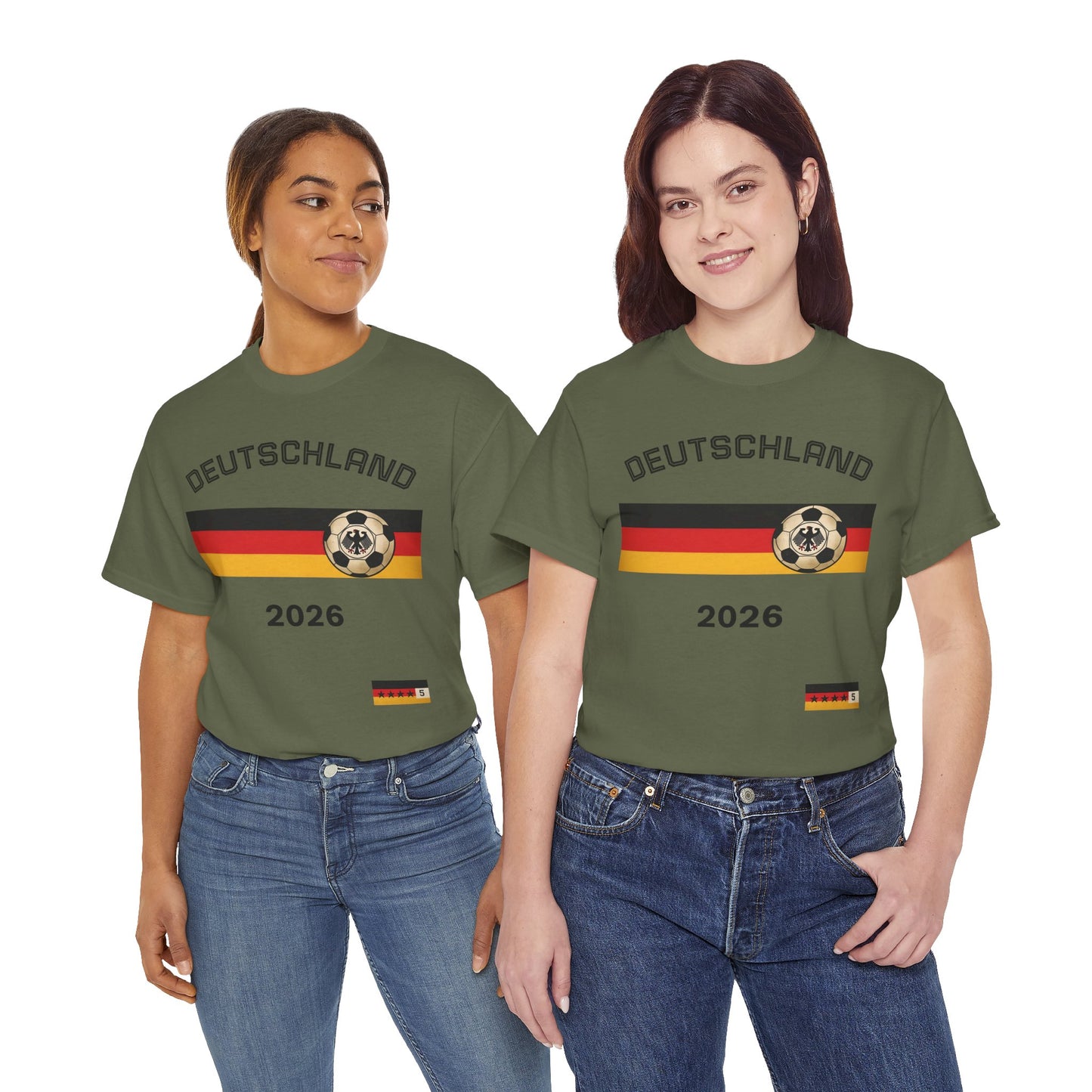Deutschland 2026 World Cup T-Shirt — German Flag Football Shirt