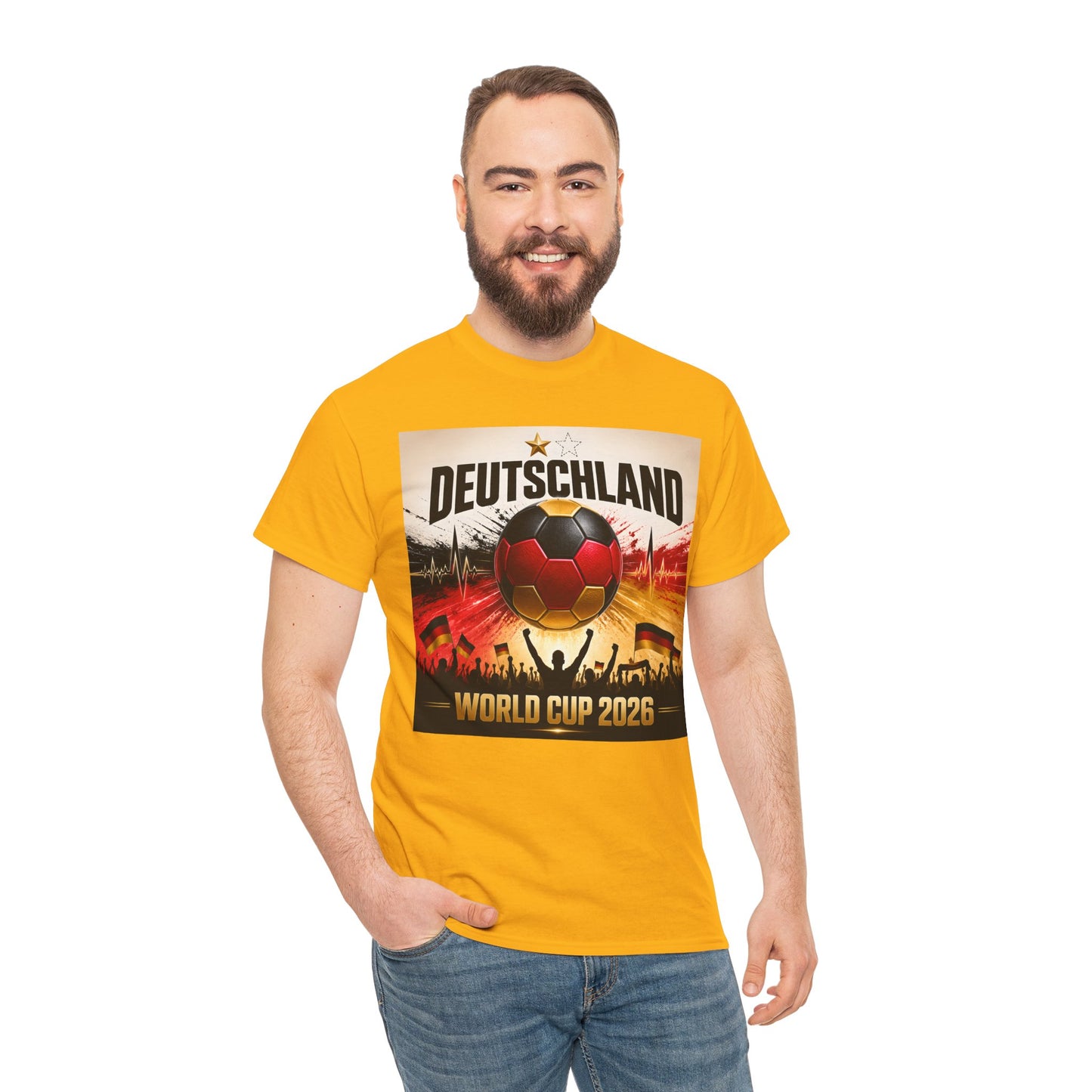Deutschland World Cup 2026 Soccer T-Shirt — German Football Fan Tee