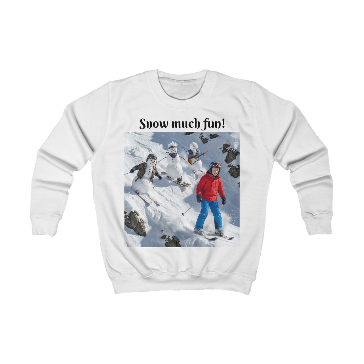 Custom Winter Kids Sweatshirt – Personalized with their Face
