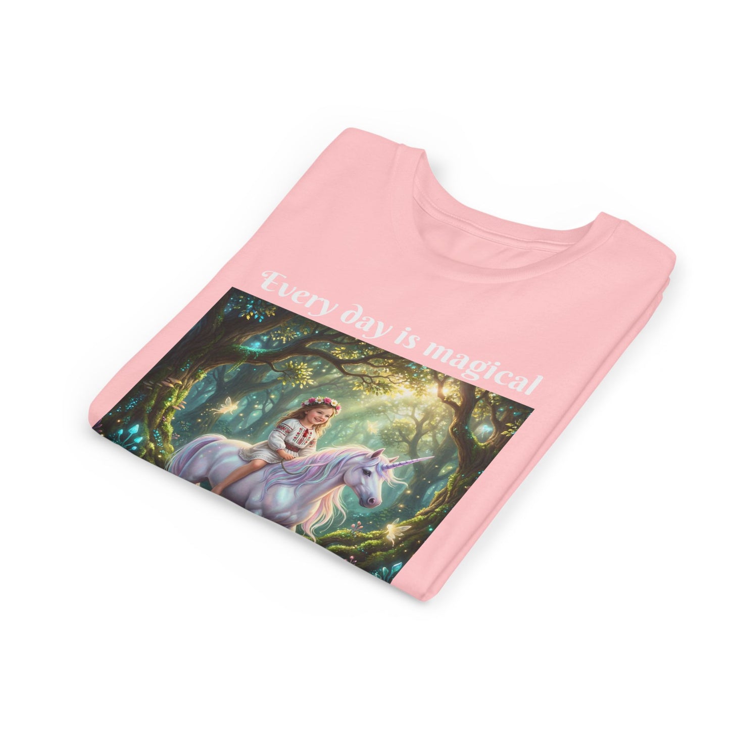 Custom T-Shirt "Princess on Unicorn" – Personalized with your Child Face