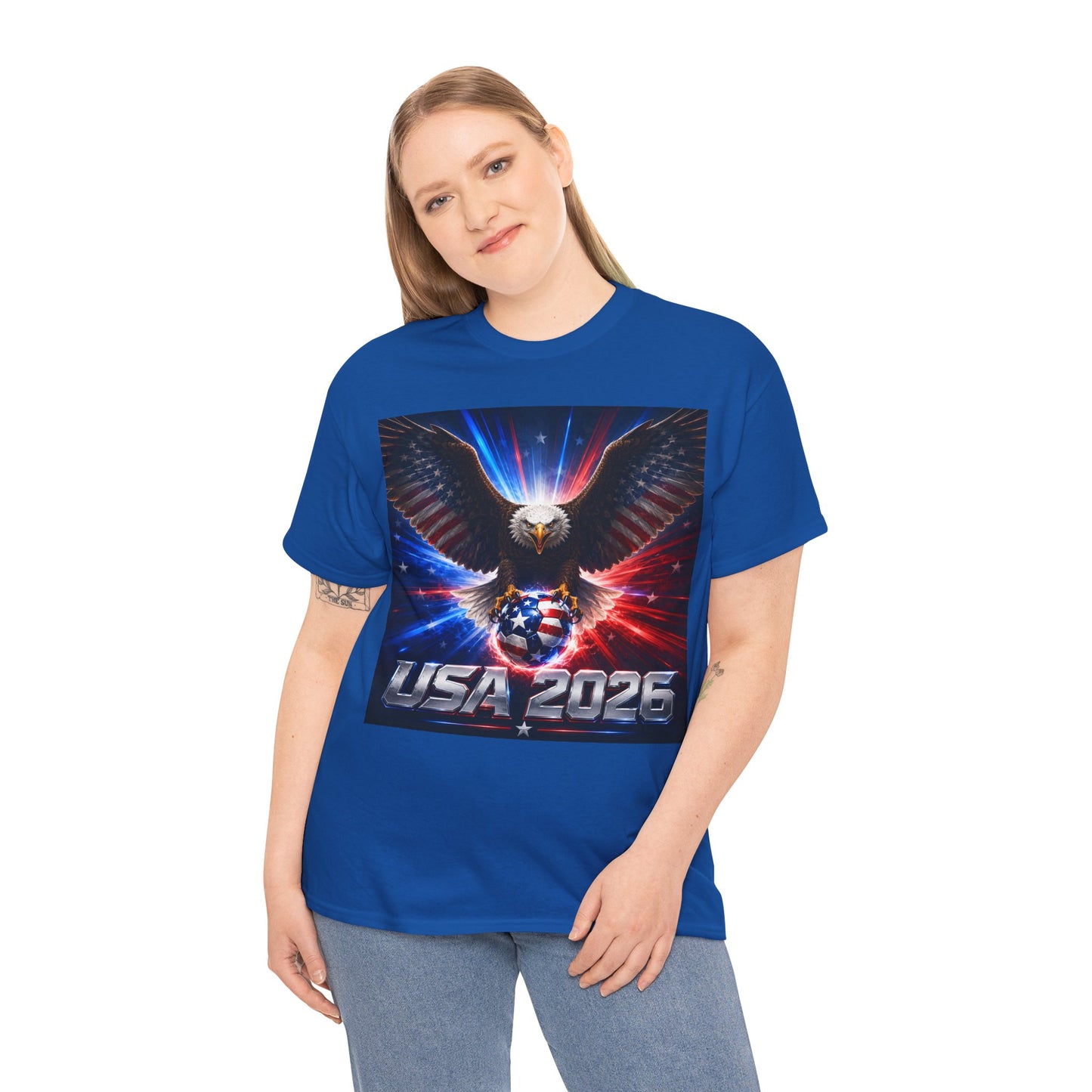 USA 2026 World Cup T-Shirt — USA Fans American Flag Design