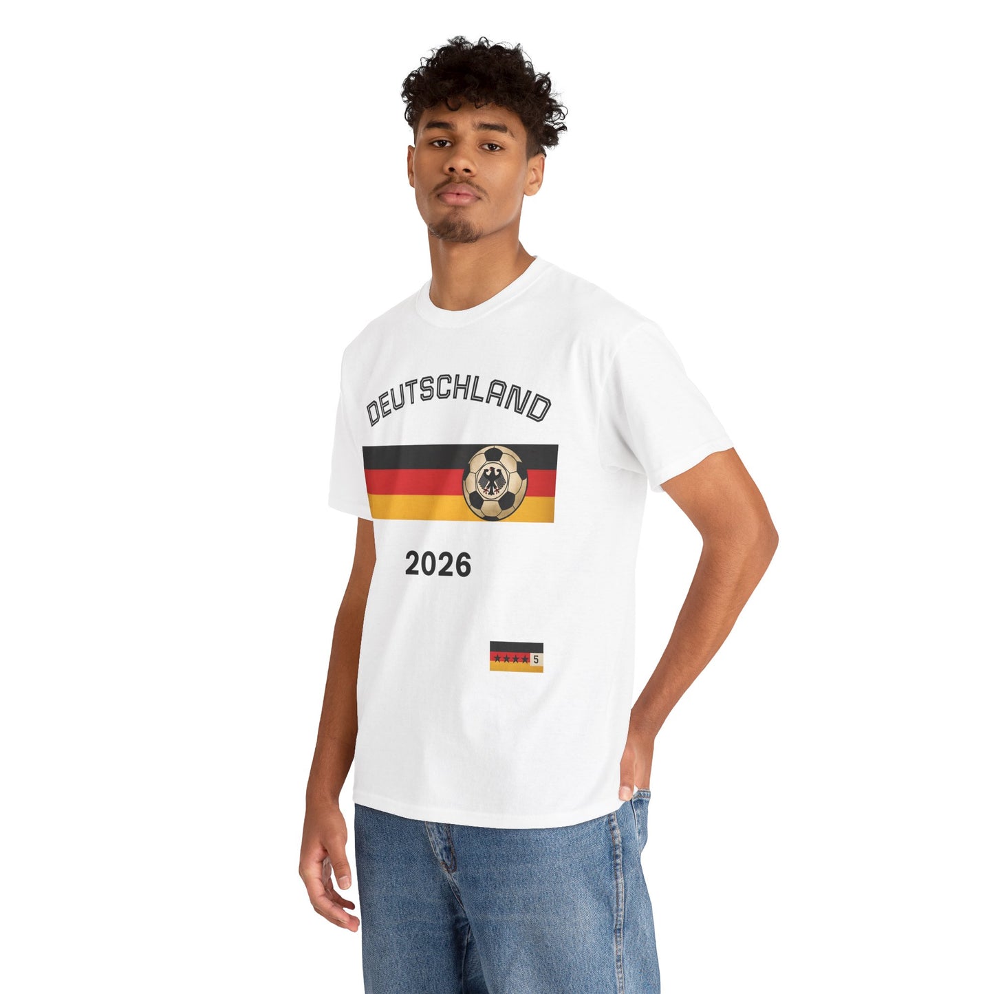 Deutschland 2026 World Cup T-Shirt — German Flag Football Shirt