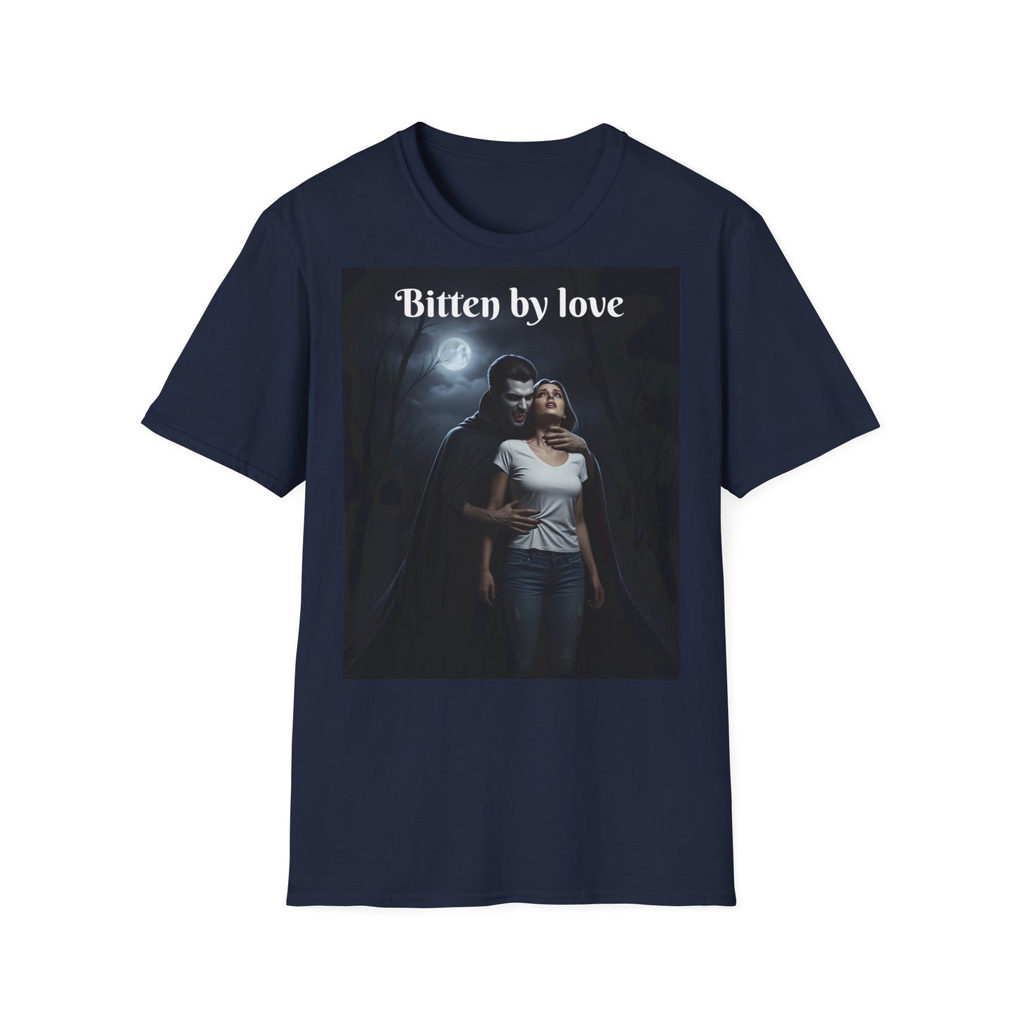 Customizable Unisex Cotton Softstyle Halloween T-Shirt - Romantic Gift, Couple's Apparel, Halloween Costume, Love Story Merchandise, Vintage Graphic Tee