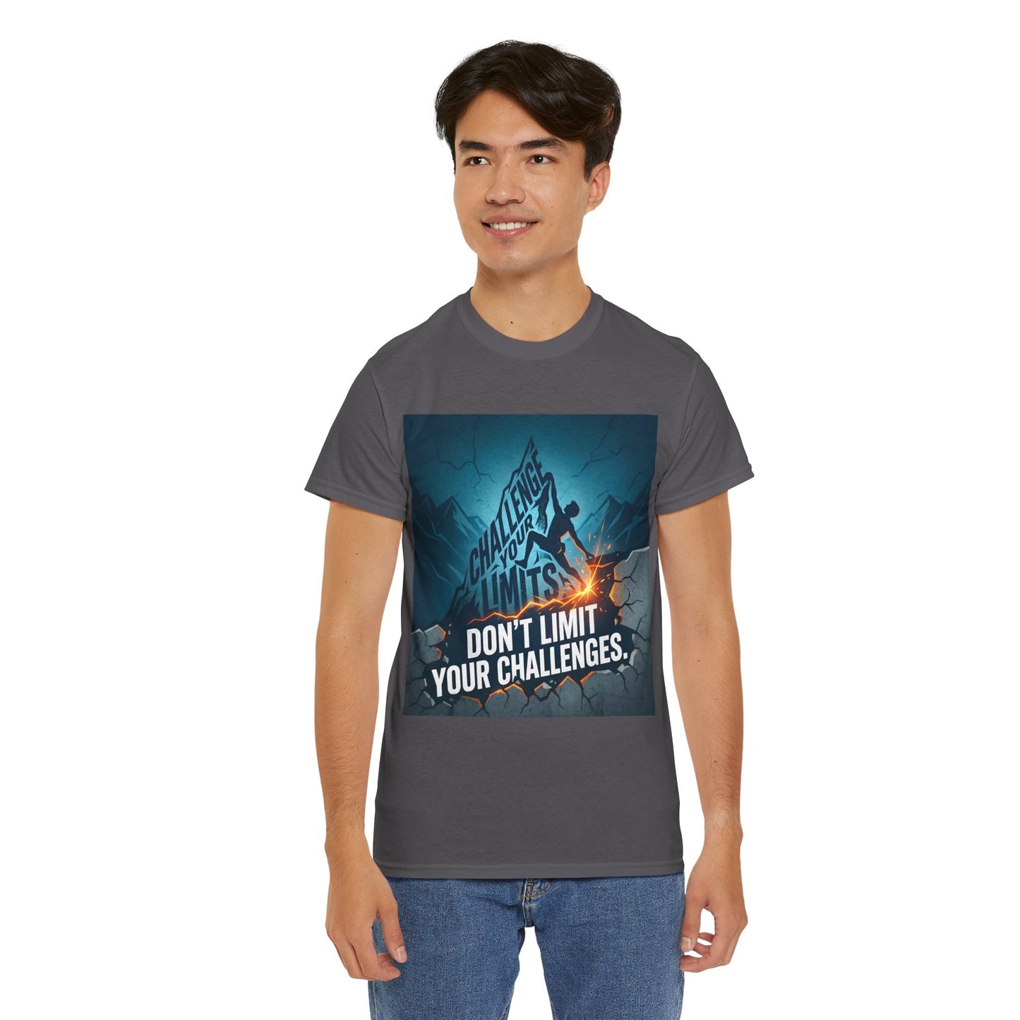 Motivational T-Shirts - "Don't Limit Your Challenges" Inspirational Breakthrough T-Shirt