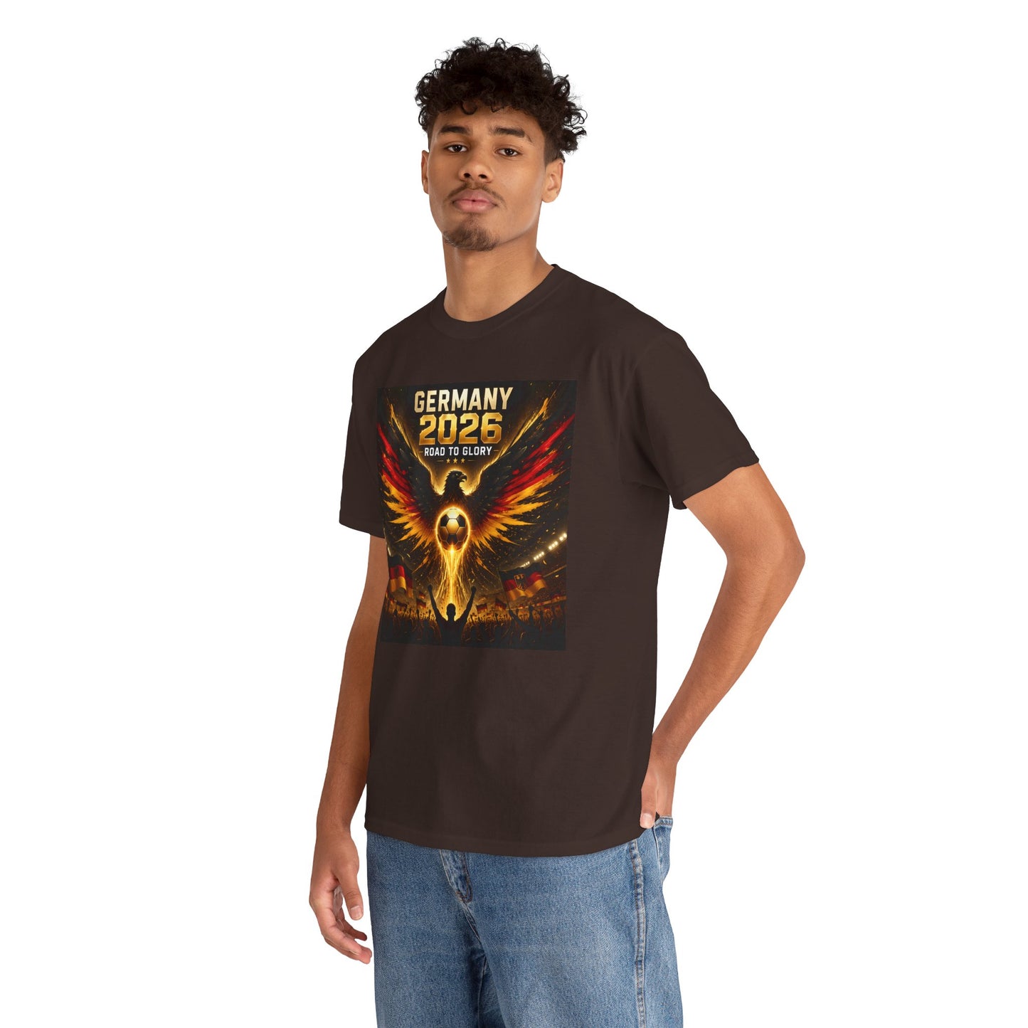 USA 2026 World Cup T-Shirt - Germany 2026 — Flaming Phoenix Football Fan Tee