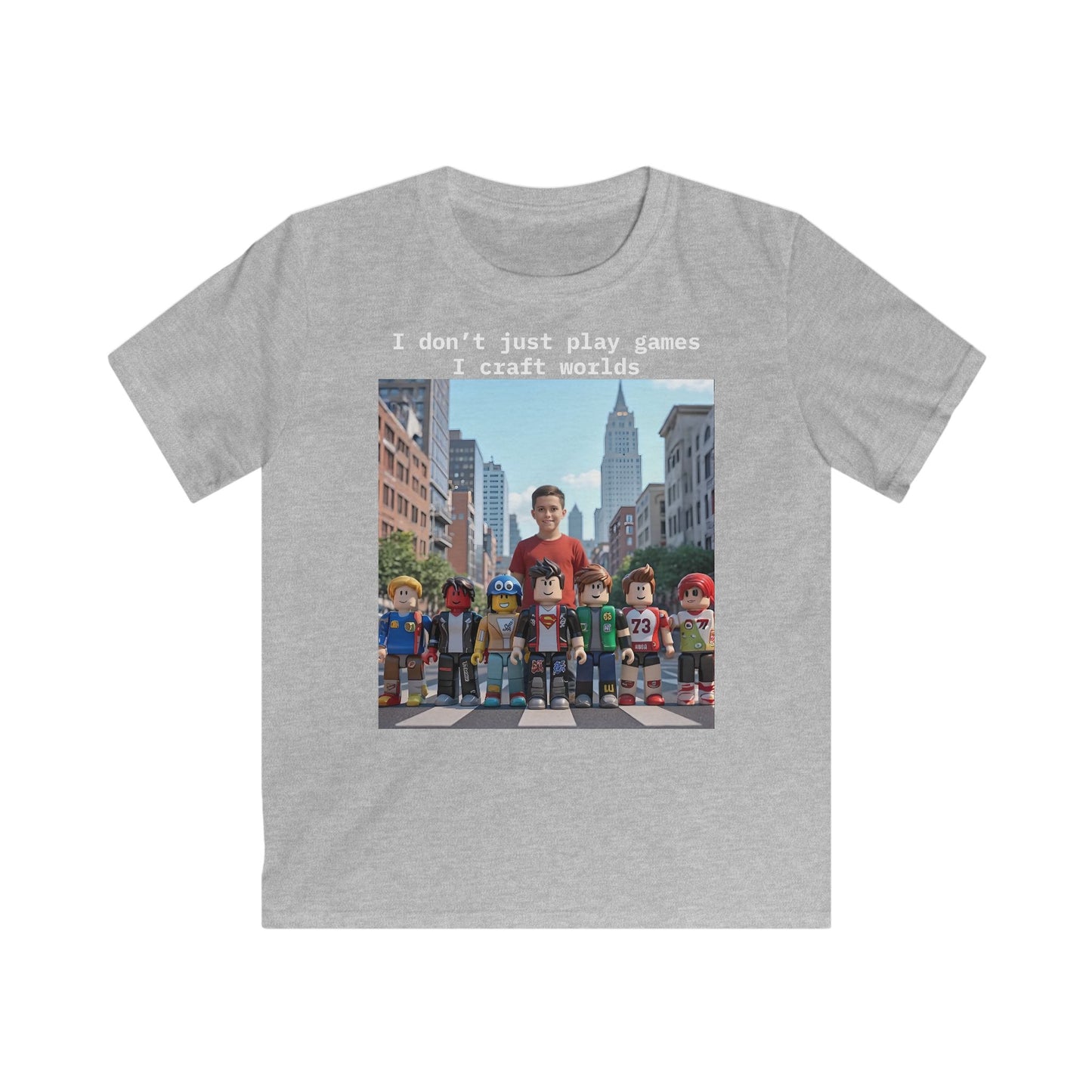 Craft Worlds - Roblox T-Shirt - T-Shirt for Boys, Fun and Creative Gift