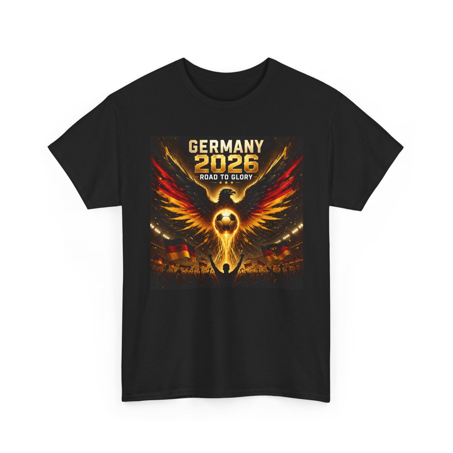 USA 2026 World Cup T-Shirt - Germany 2026 — Flaming Phoenix Football Fan Tee