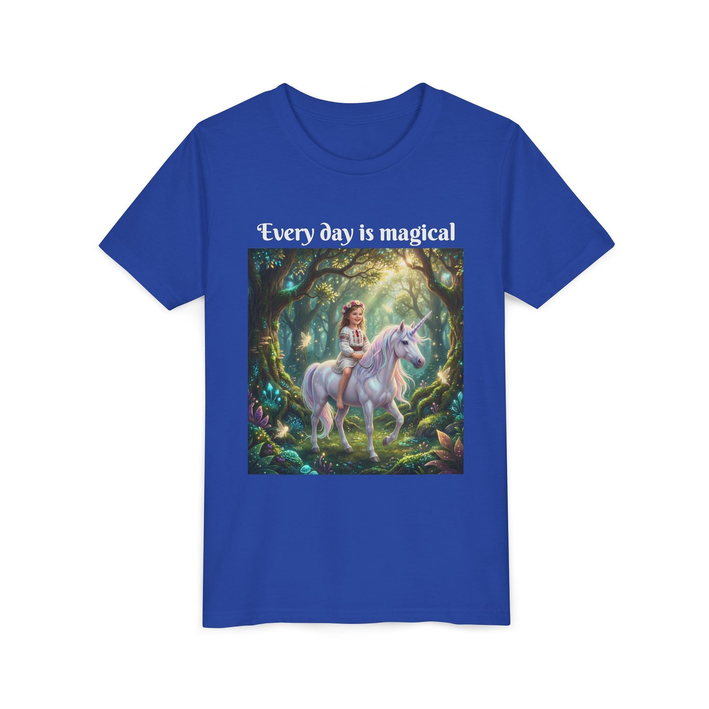 Custom T-Shirt "Princess on Unicorn" – Personalized with your Child Face