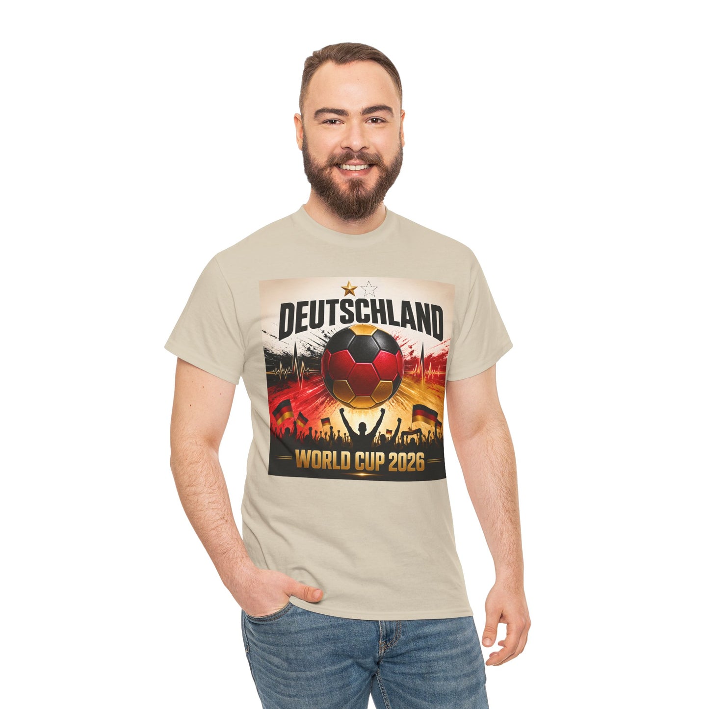 Deutschland World Cup 2026 Soccer T-Shirt — German Football Fan Tee