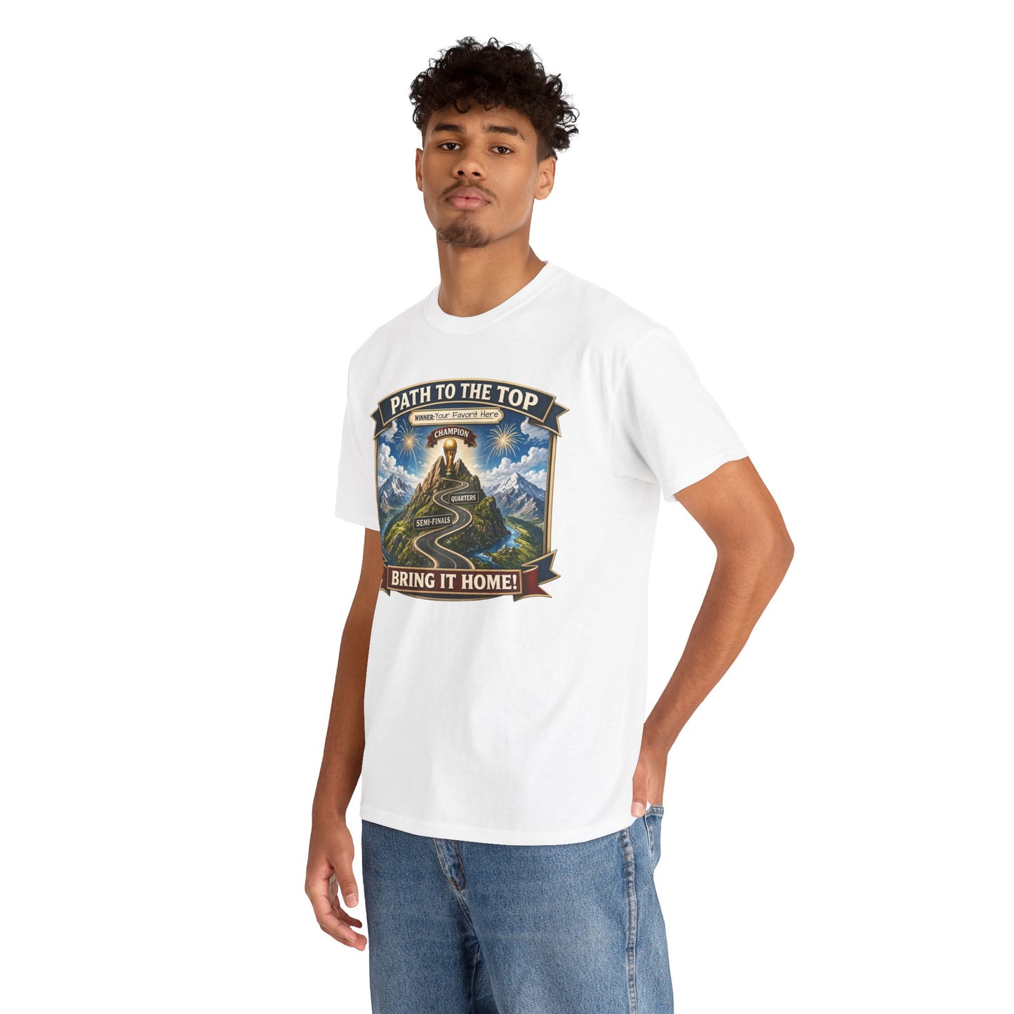 World Cup 2026 Cotton T-Shirt — “Your Favorite at the Top”