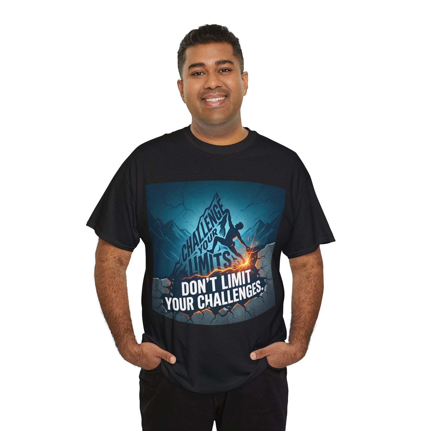 Motivational T-Shirts - "Don't Limit Your Challenges" Inspirational Breakthrough T-Shirt