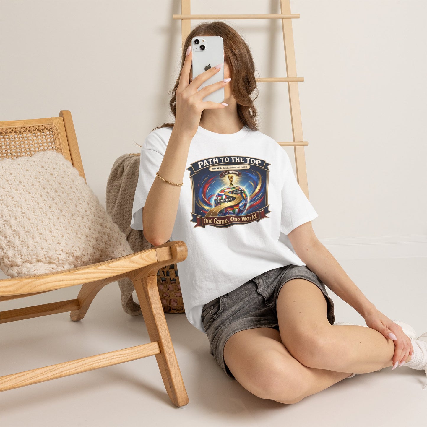 World Cup 2026 Cotton T-Shirt — “One Game. One World”