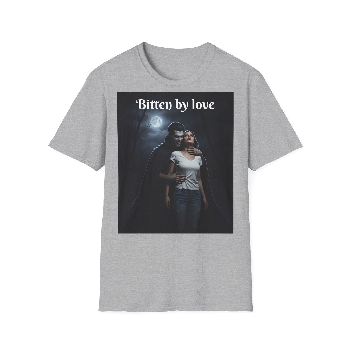 Customizable Unisex Cotton Softstyle Halloween T-Shirt - Romantic Gift, Couple's Apparel, Halloween Costume, Love Story Merchandise, Vintage Graphic Tee