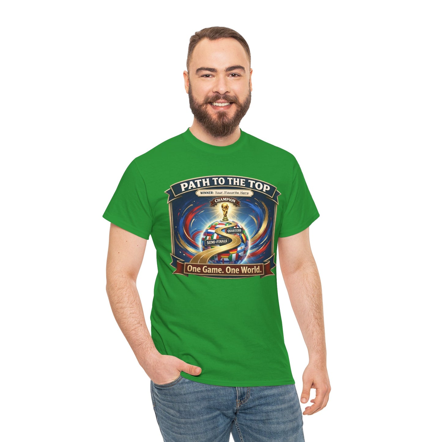 World Cup 2026 Cotton T-Shirt — “One Game. One World”