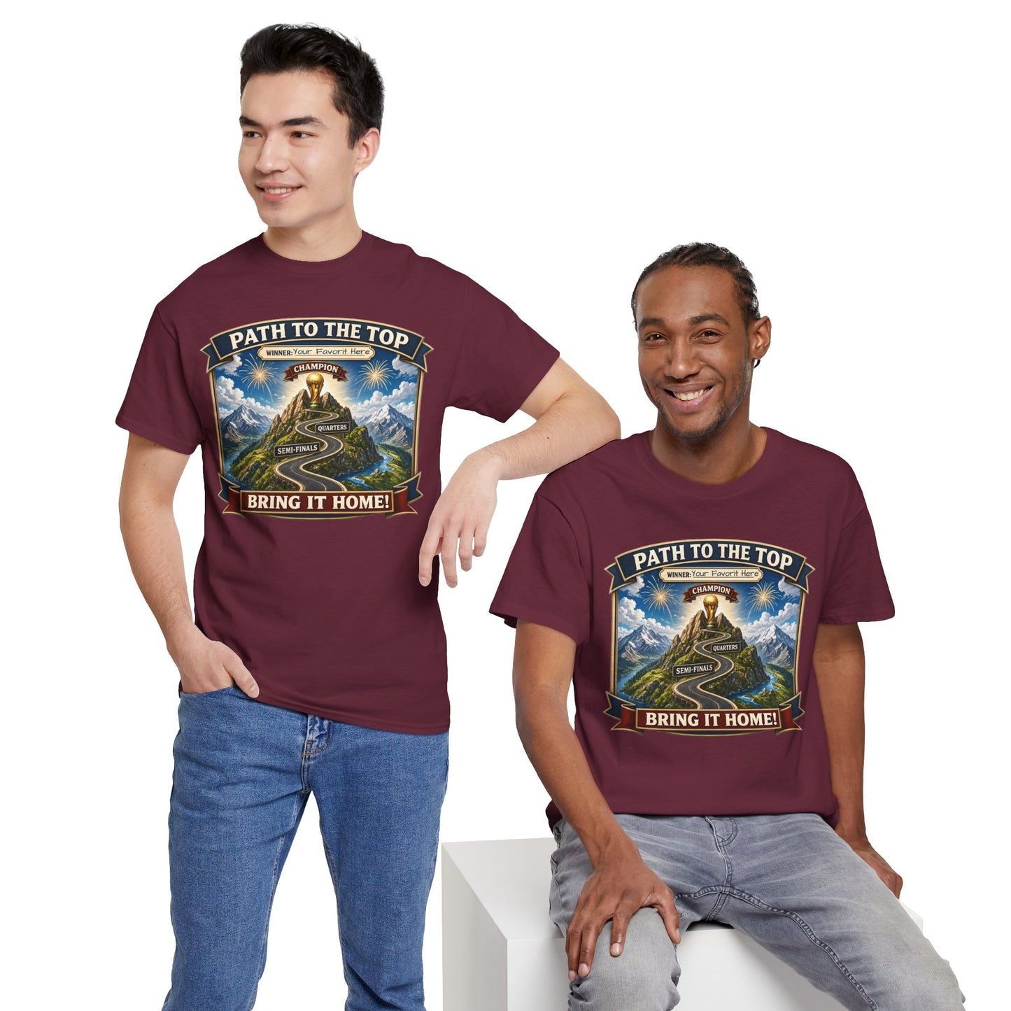 World Cup 2026 Cotton T-Shirt — “Your Favorite at the Top”