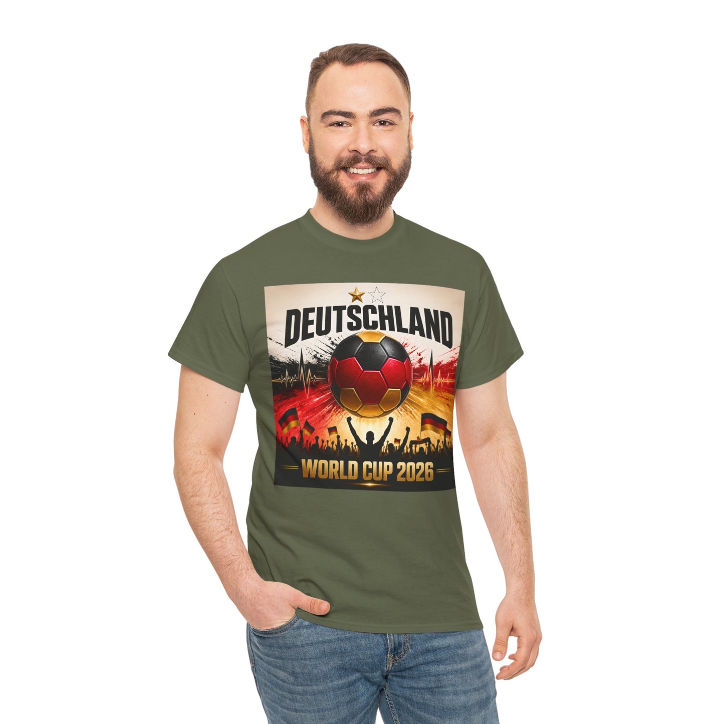Deutschland World Cup 2026 Soccer T-Shirt — German Football Fan Tee