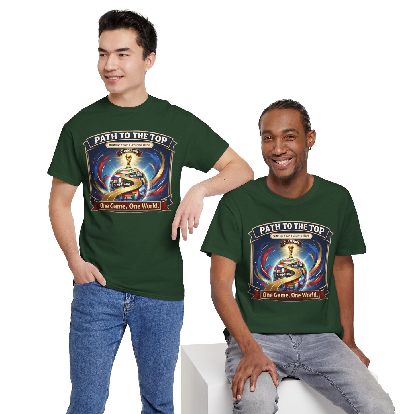 World Cup 2026 Cotton T-Shirt — “One Game. One World”