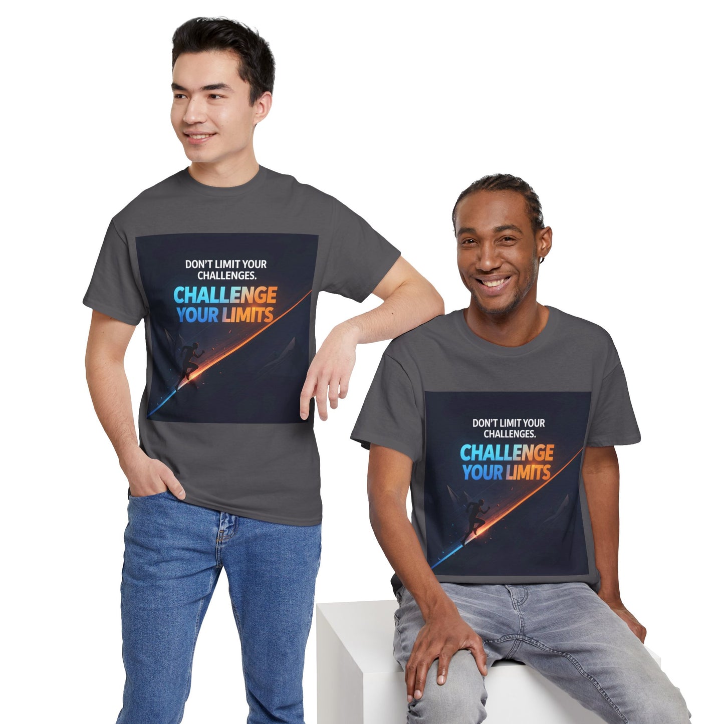 Challenge Your Limits T-Shirt — Motivational Adventure Tee