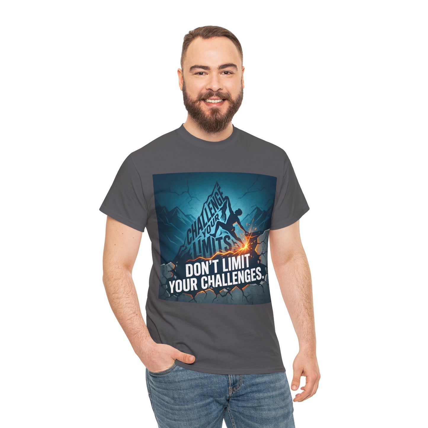 Motivational T-Shirts - "Don't Limit Your Challenges" Inspirational Breakthrough T-Shirt