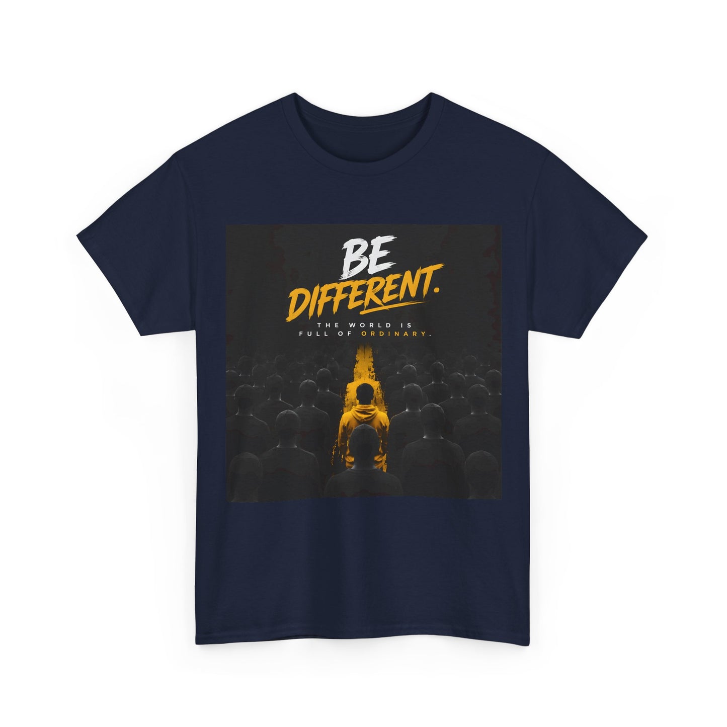 Motivational T-Shirts  "Be Different"  — Inspirational Graphic Cotton T-Shirt