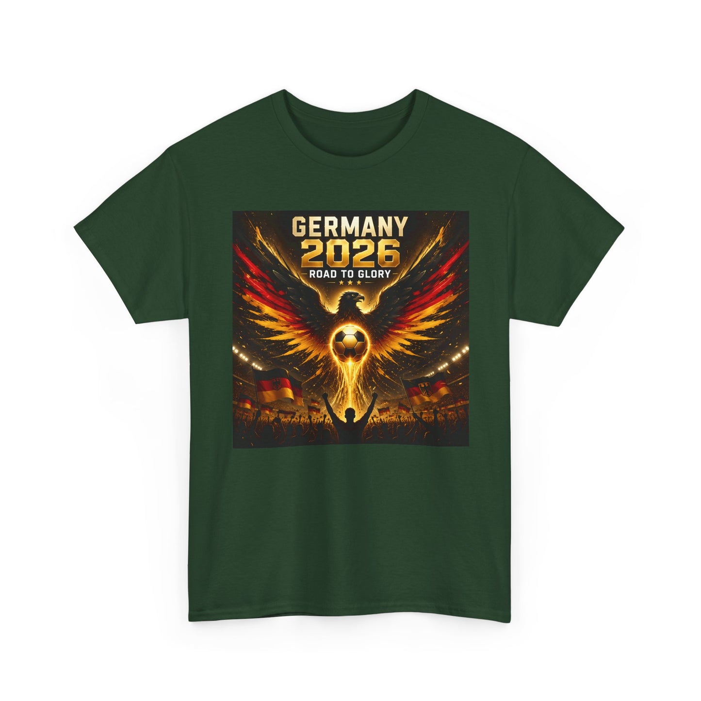 USA 2026 World Cup T-Shirt - Germany 2026 — Flaming Phoenix Football Fan Tee