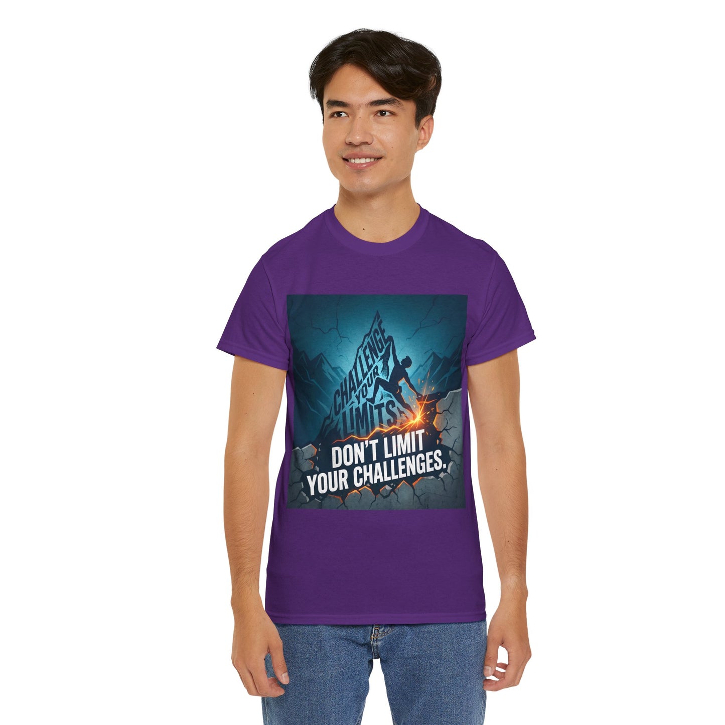 Motivational T-Shirts - "Don't Limit Your Challenges" Inspirational Breakthrough T-Shirt