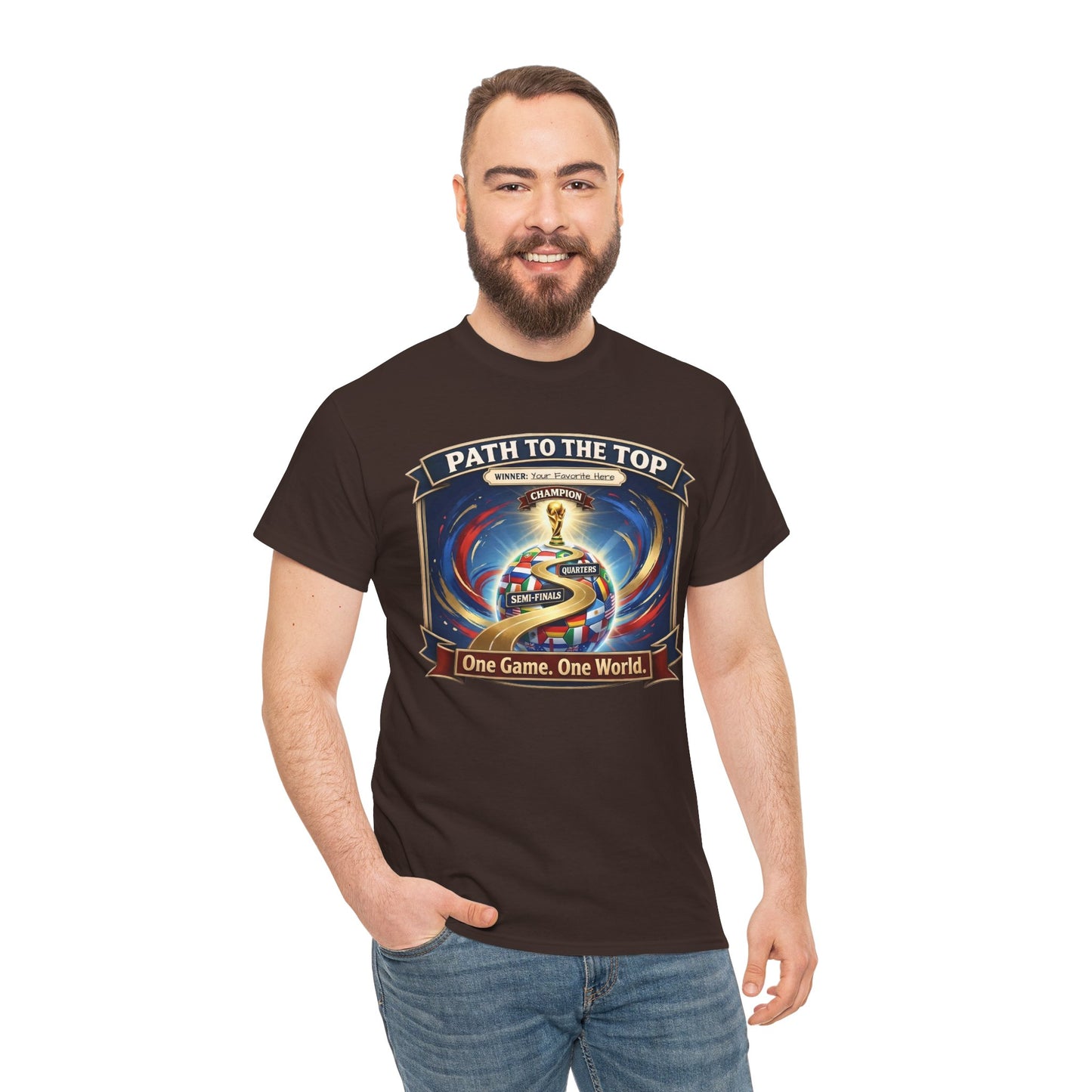 World Cup 2026 Cotton T-Shirt — “One Game. One World”