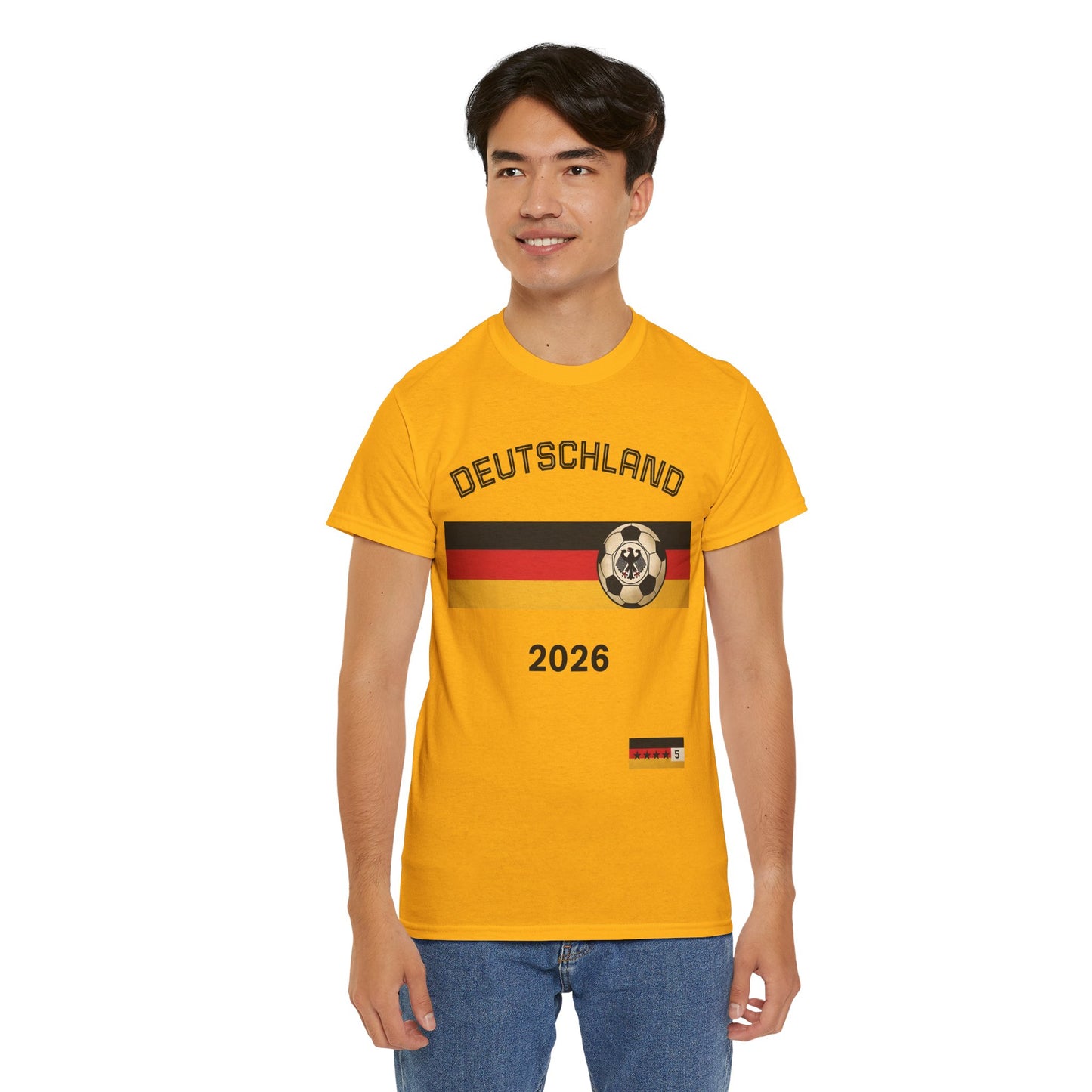 Deutschland 2026 World Cup T-Shirt — German Flag Football Shirt