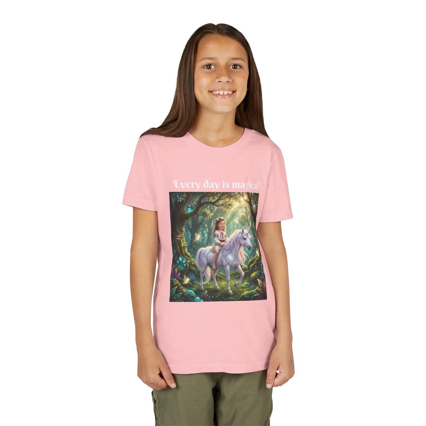 Custom T-Shirt "Princess on Unicorn" – Personalized with your Child Face