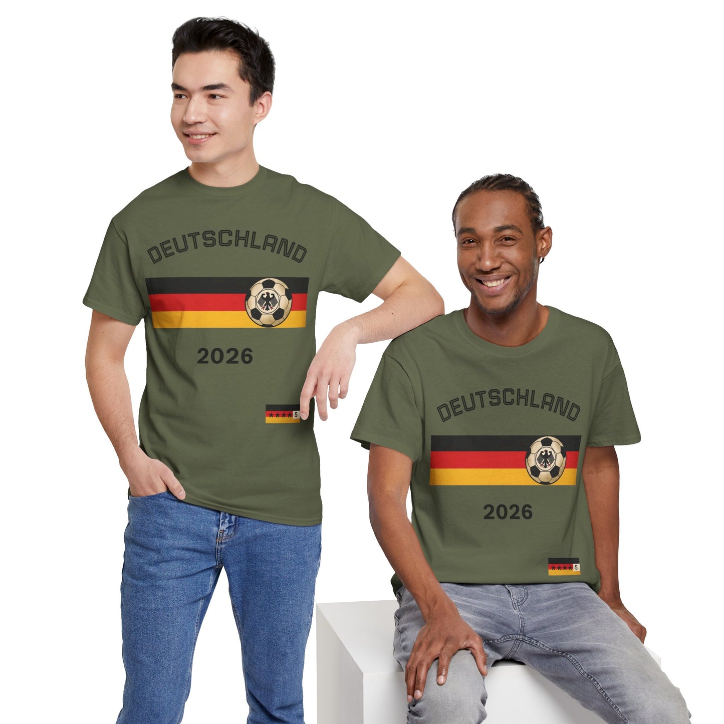 Deutschland 2026 World Cup T-Shirt — German Flag Football Shirt