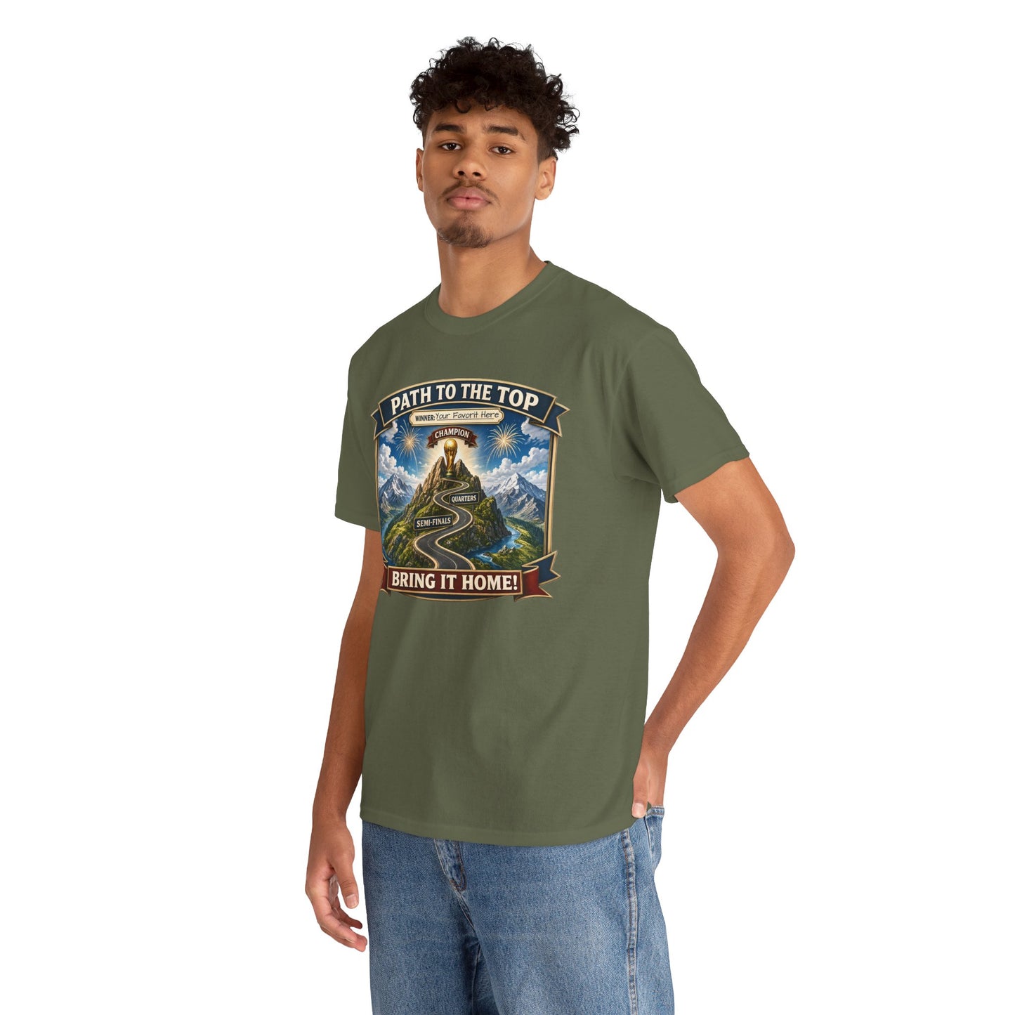 World Cup 2026 Cotton T-Shirt — “Your Favorite at the Top”