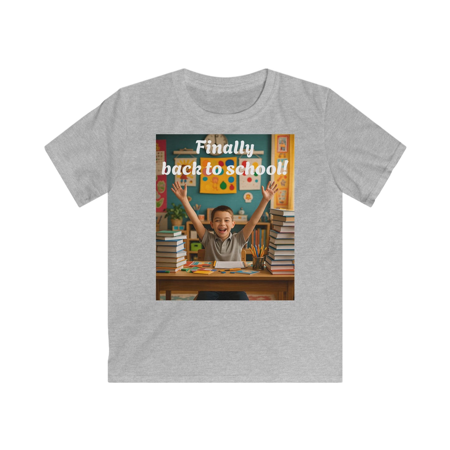 Customizable Cotton  Kids T-Shirt - Back to School!