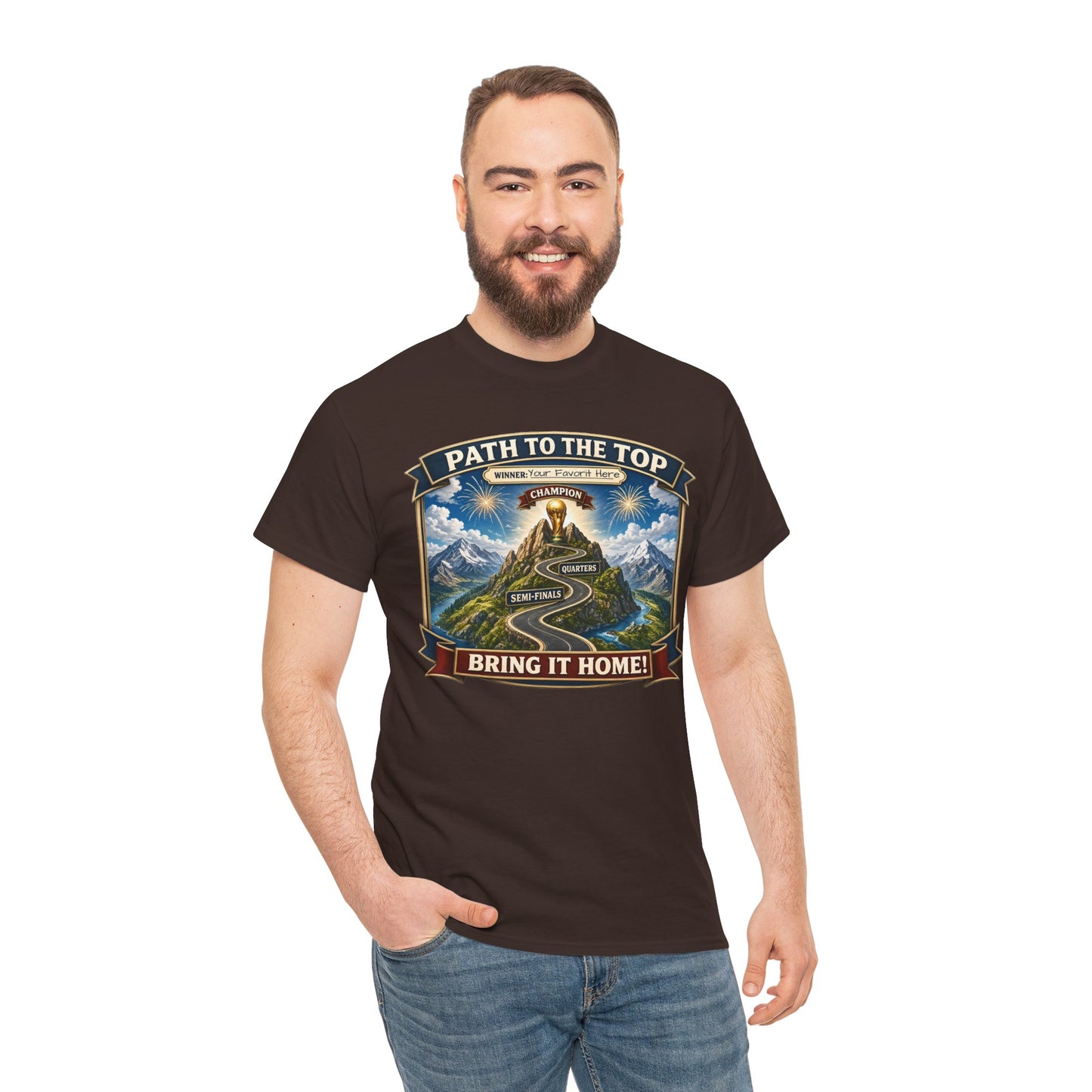 World Cup 2026 Cotton T-Shirt — “Your Favorite at the Top”