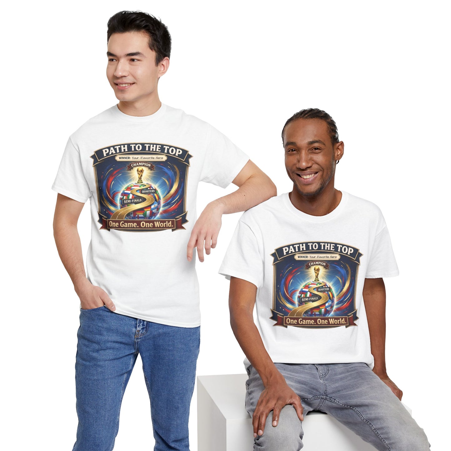 World Cup 2026 Cotton T-Shirt — “One Game. One World”
