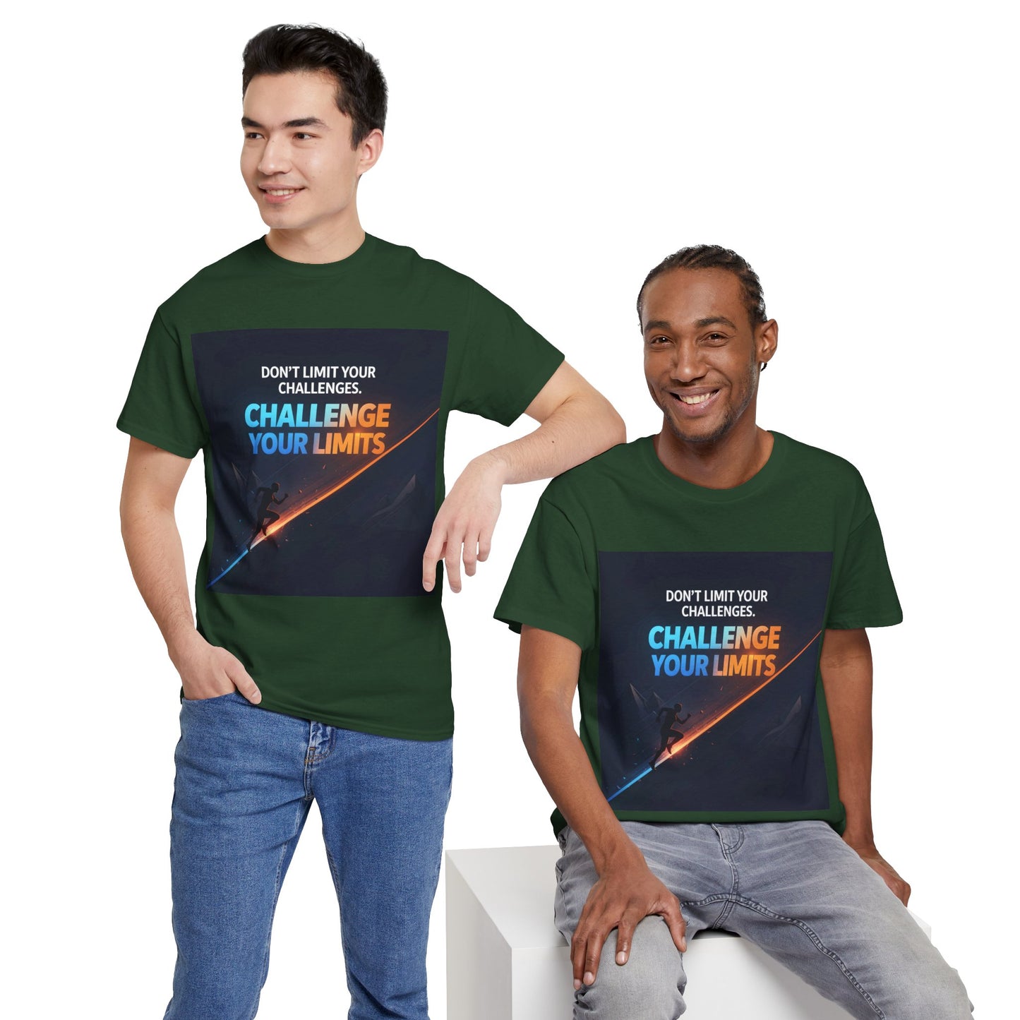 Challenge Your Limits T-Shirt — Motivational Adventure Tee