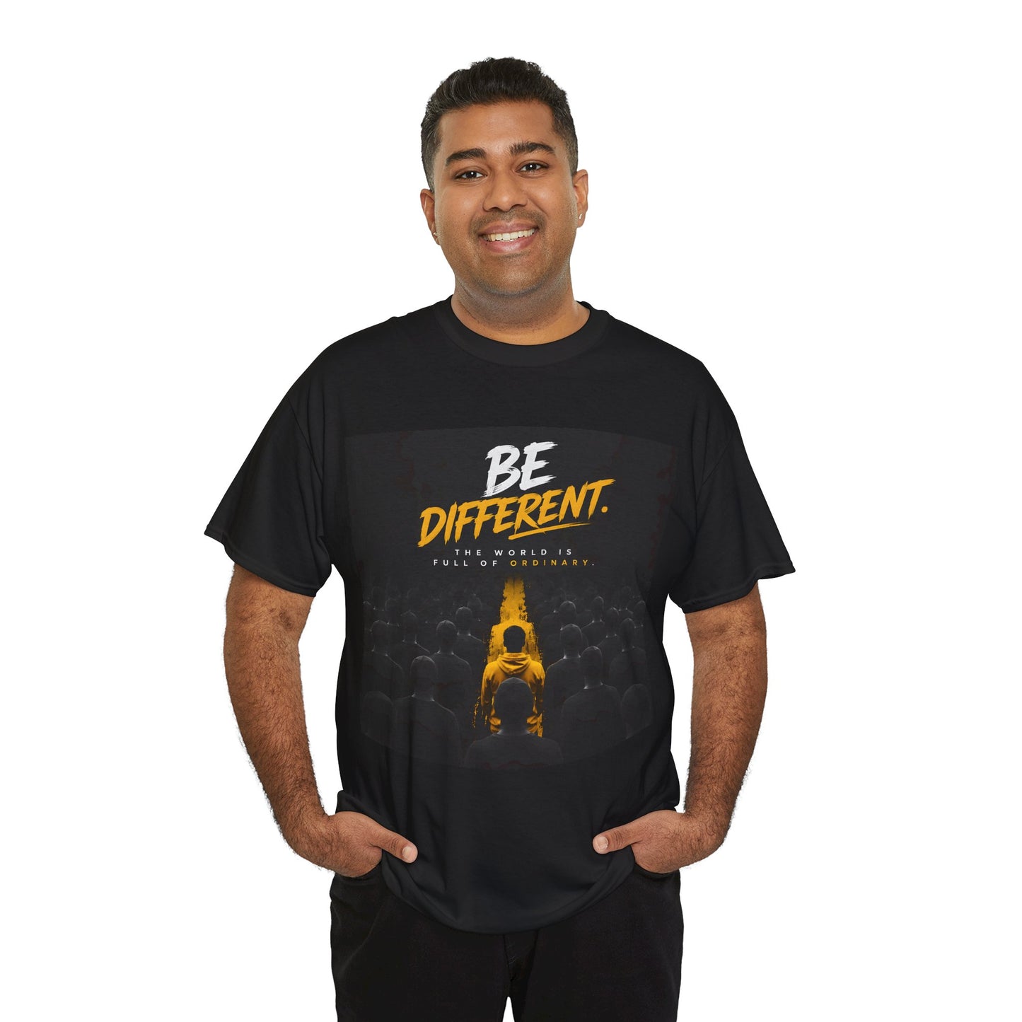 Motivational T-Shirts  "Be Different"  — Inspirational Graphic Cotton T-Shirt