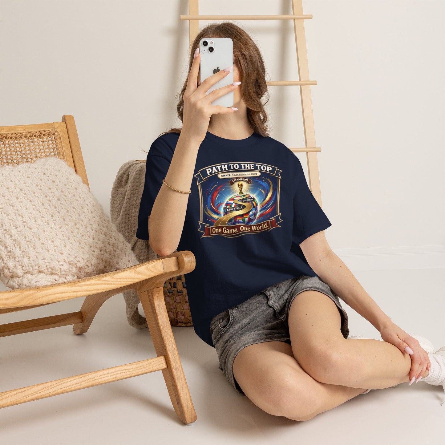 World Cup 2026 Cotton T-Shirt — “One Game. One World”