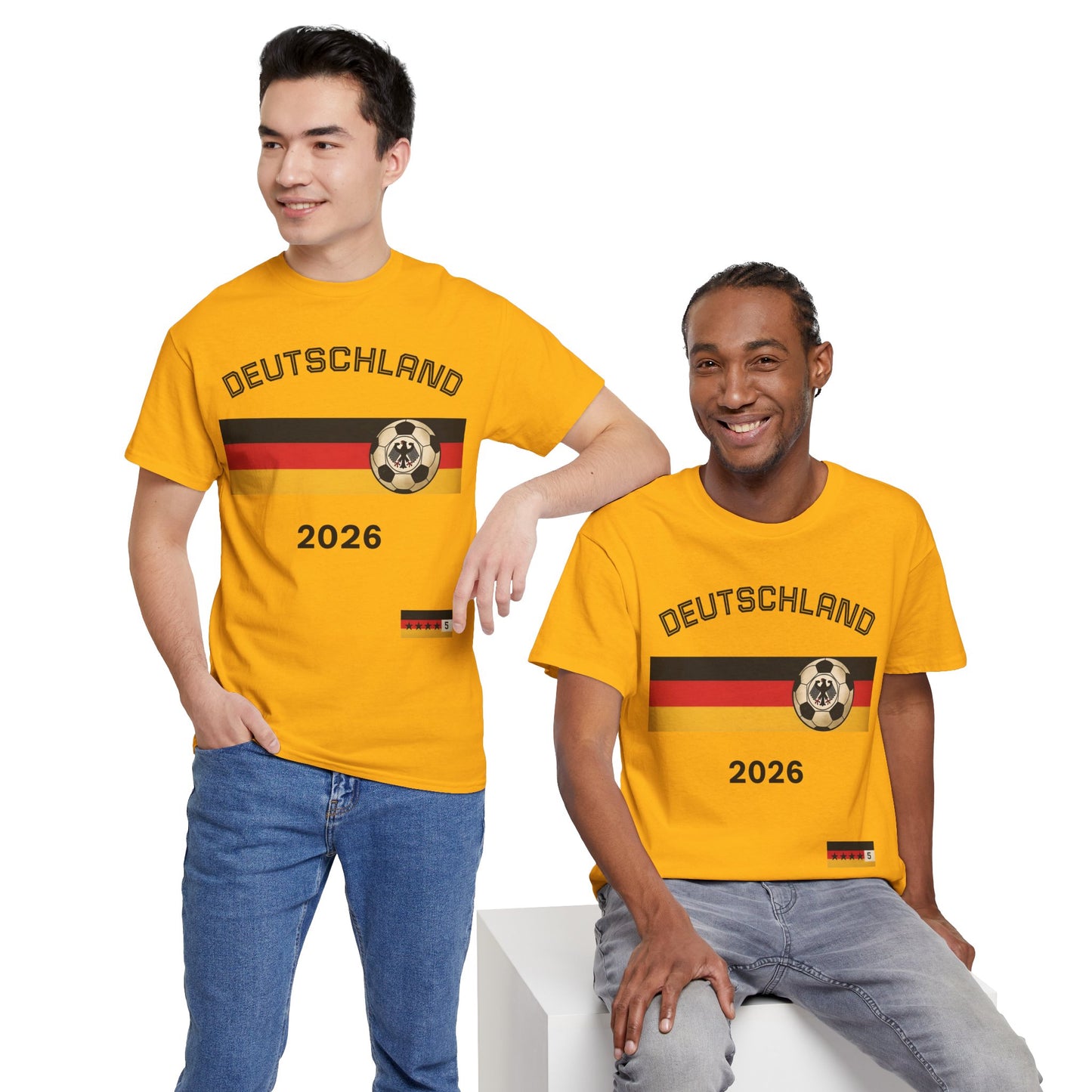Deutschland 2026 World Cup T-Shirt — German Flag Football Shirt